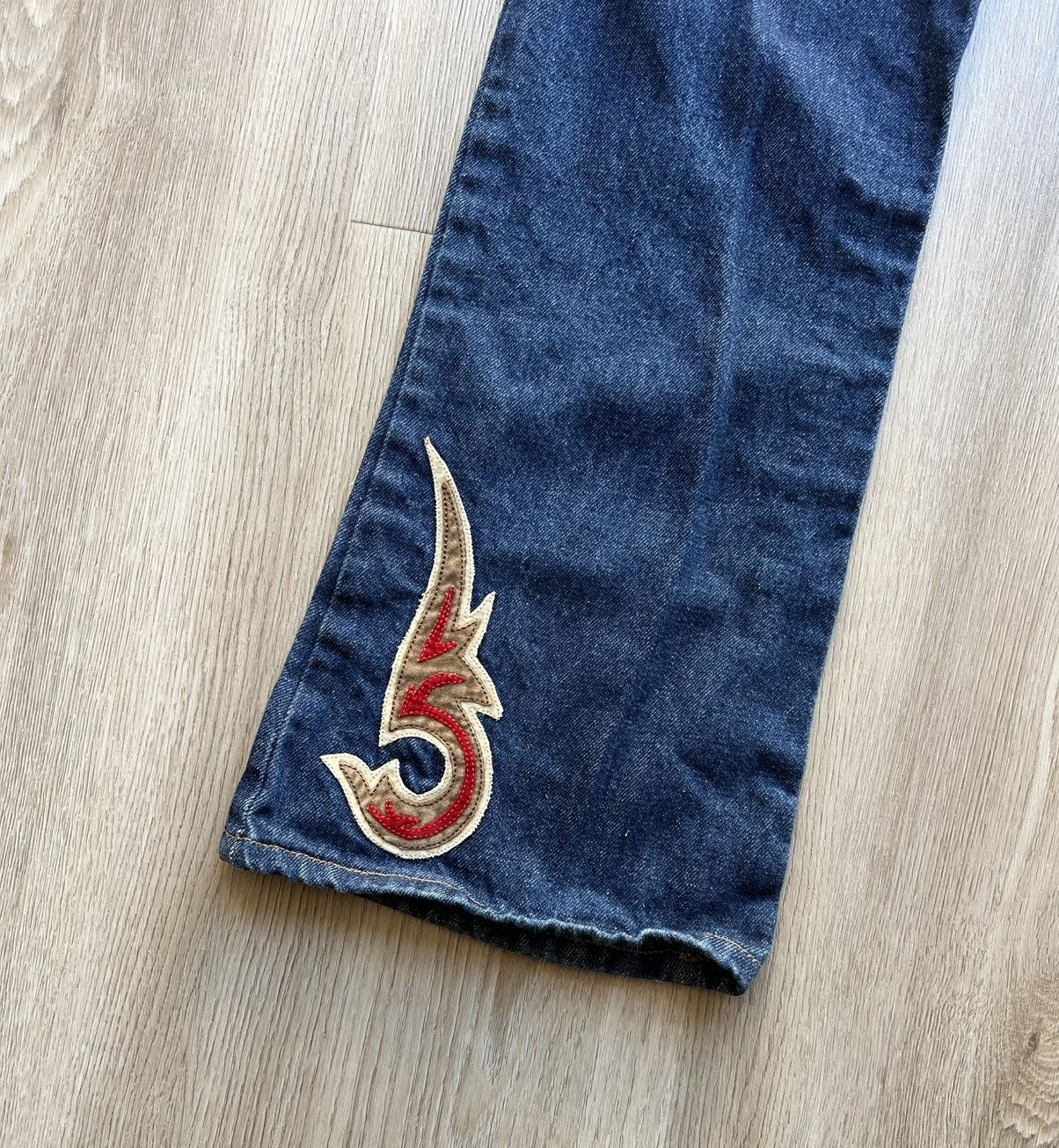 Miss Sixty × Vintage Vintage Miss Sixty Embroidered Logo Blue Jeans Y2K Size 32" / US 10 / IT 46 - 13 Thumbnail