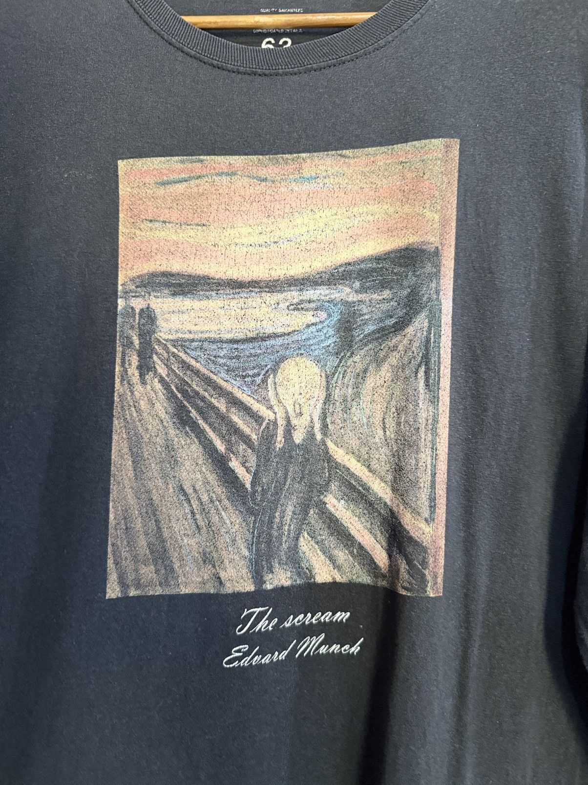 Vintage Vintage The Scream Edward Munch Art Long Sleeve Faded Tee Size US L / EU 52-54 / 3 - 2 Thumbnail