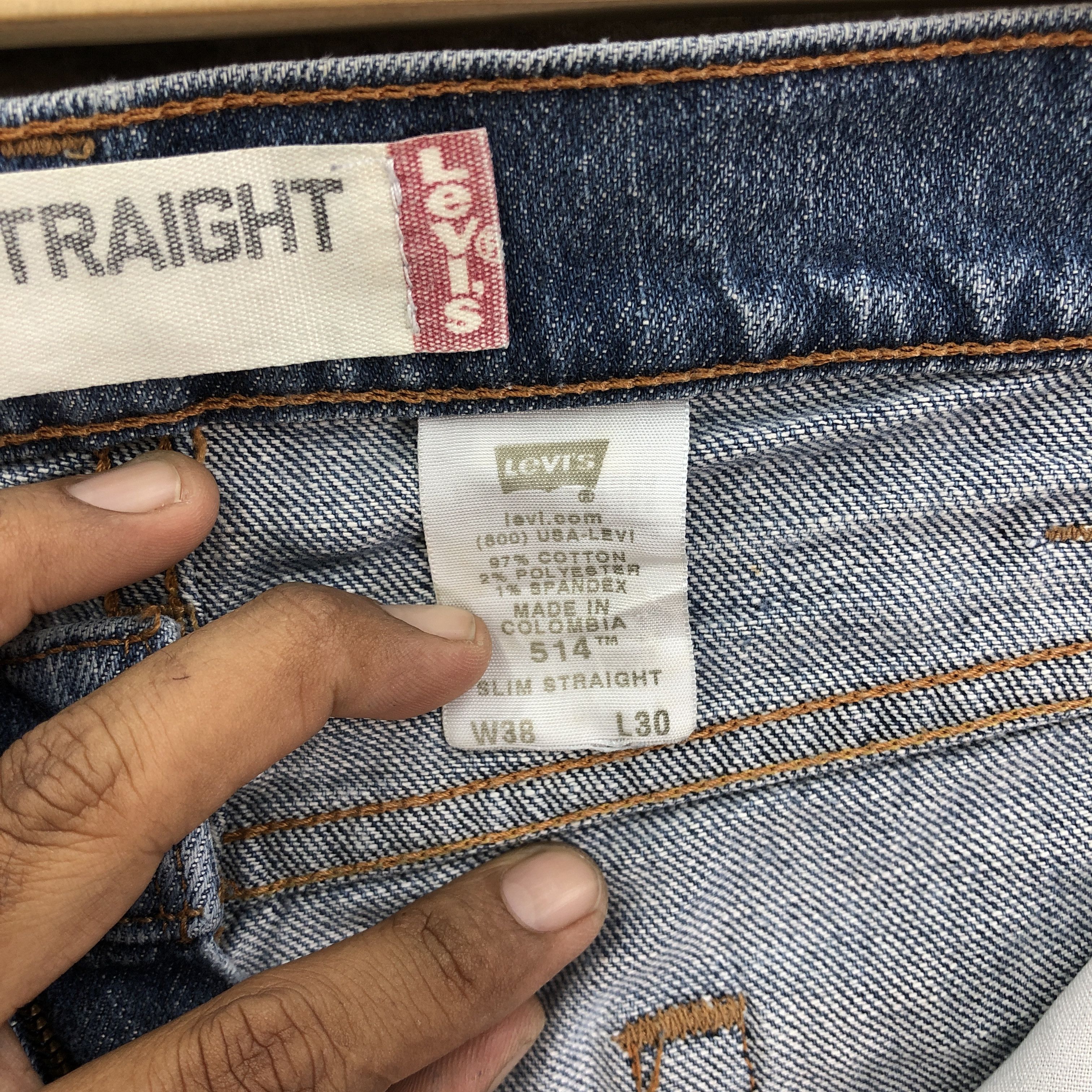 Levi's Vintage Distressed Levis 514 Jeans Levi's Light Wash Denim Size US 36 / EU 52 - 9 Thumbnail