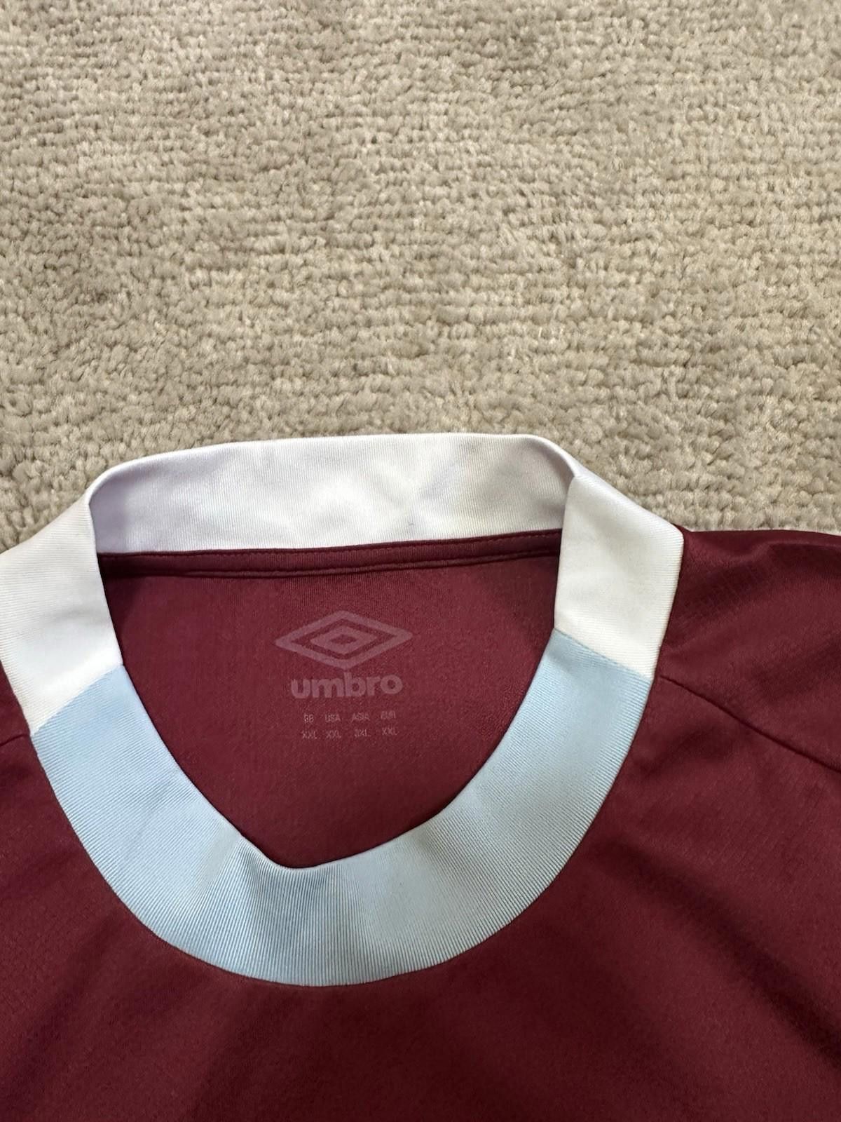 Umbro West Ham United 2022/23 Football Jersey Soccer Shirt Umbro Size US XL / EU 56 / 4 - 4 Thumbnail