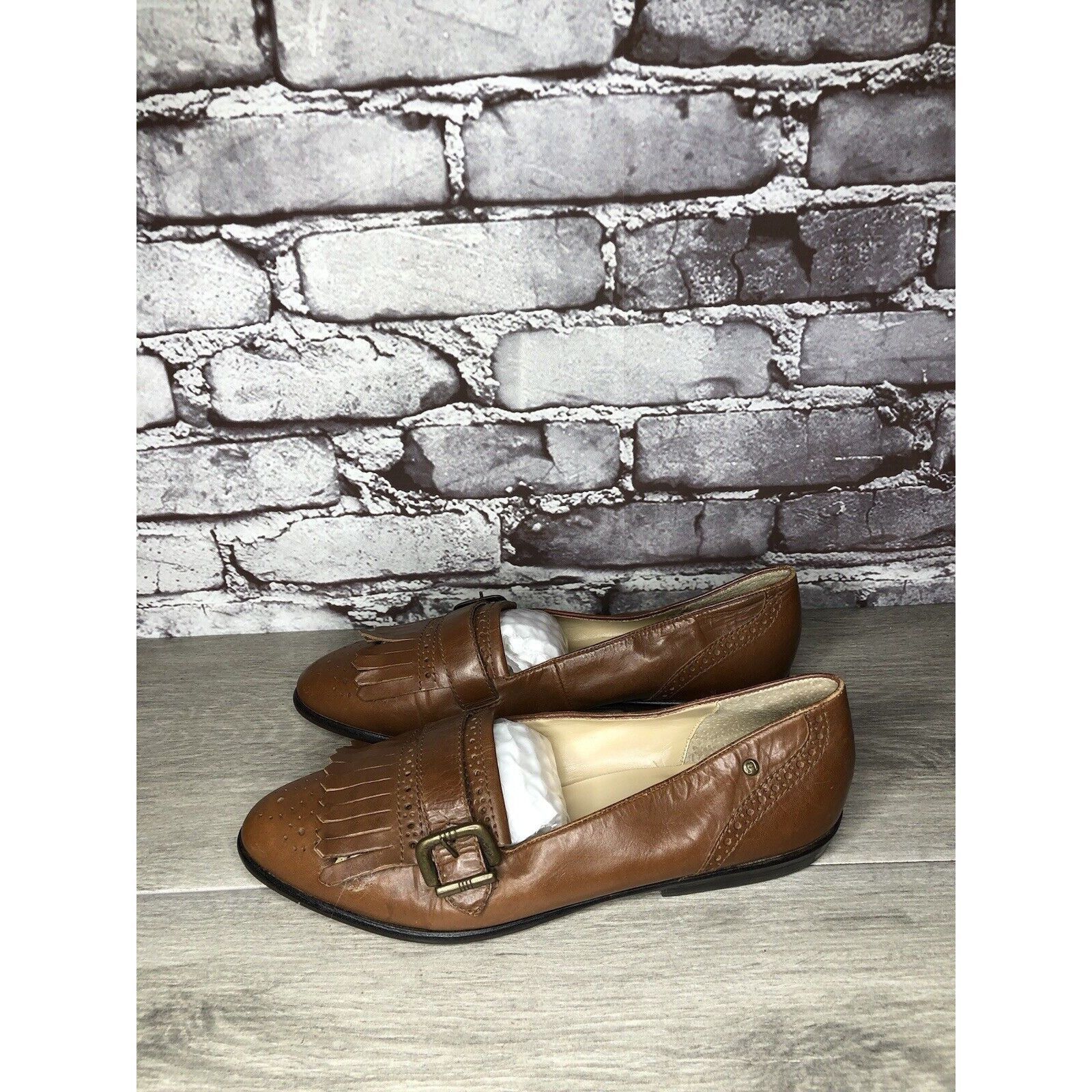 Etienne Aigner Etienne Aigner VTG Brown Leather Kiltie Monk Strap Loafers W Size US 9 / IT 39 - 15 Thumbnail