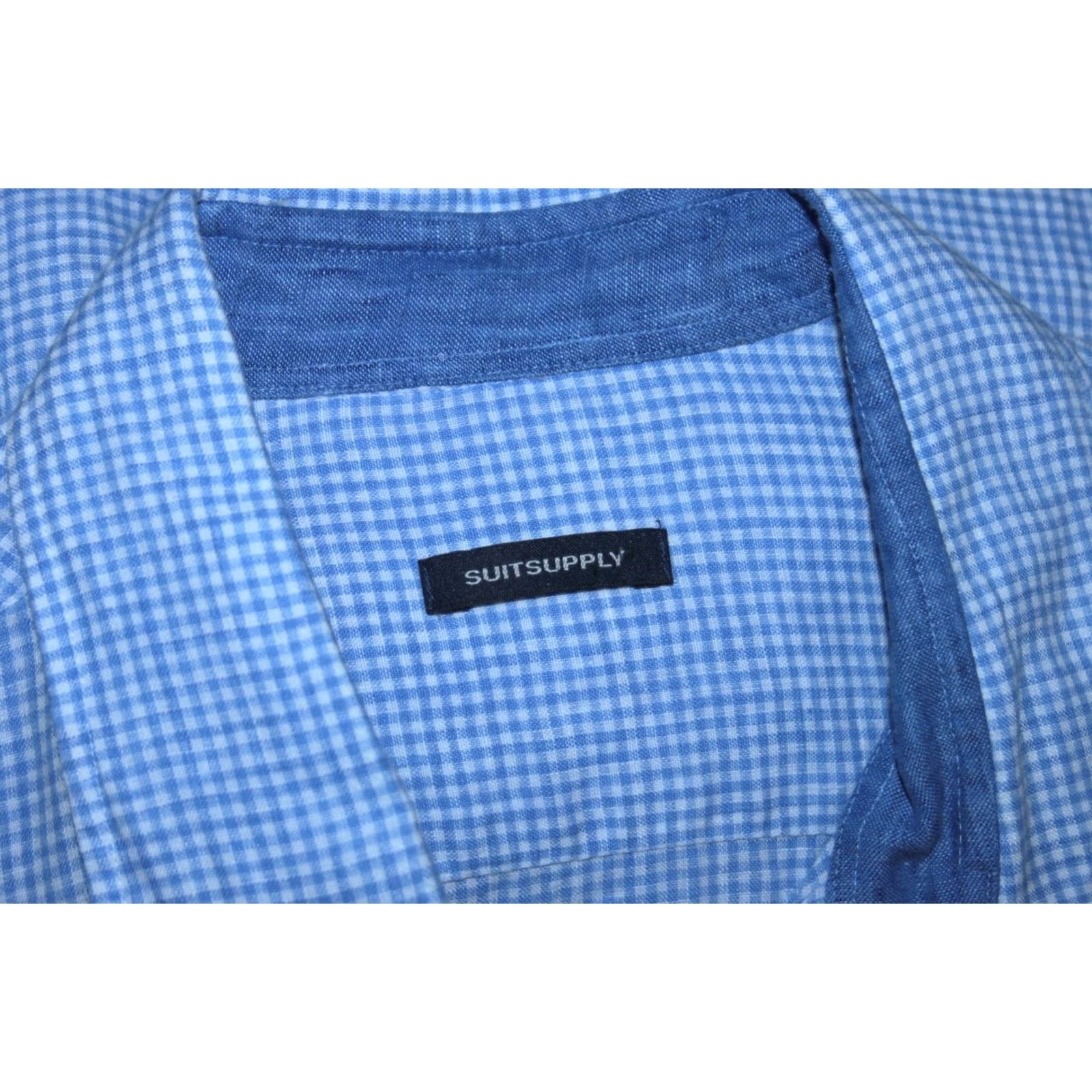 Suitsupply Suitsupply Shirt Mens Cambridge Linen Multicoloured Size 43 / 17 Size US XL / EU 56 / 4 - 6 Thumbnail