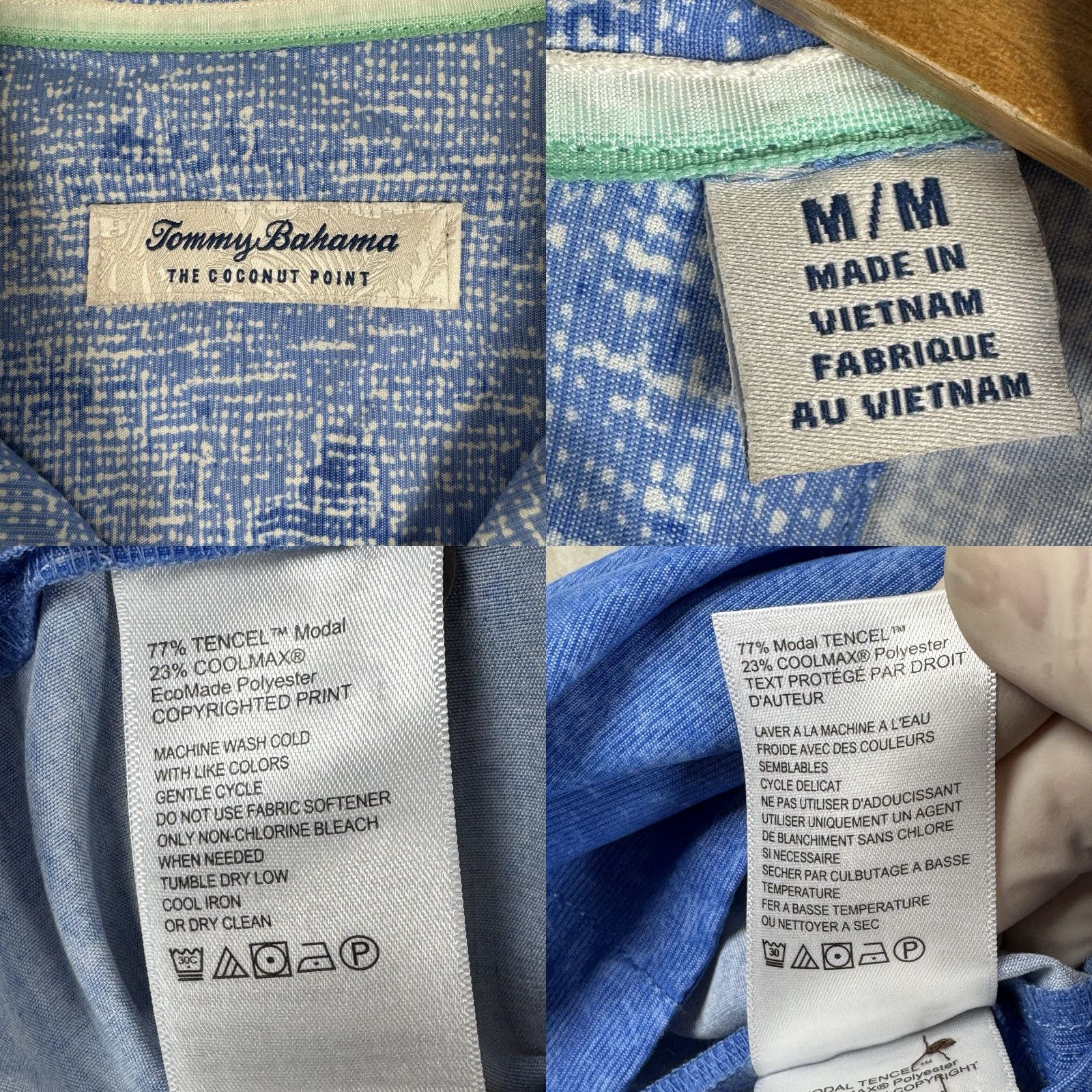 Tommy Bahama Tommy Bahama Shirt Men Size M Blue Coconut Point Floral Camp Button Size US M / EU 48-50 / 2 - 9 Thumbnail