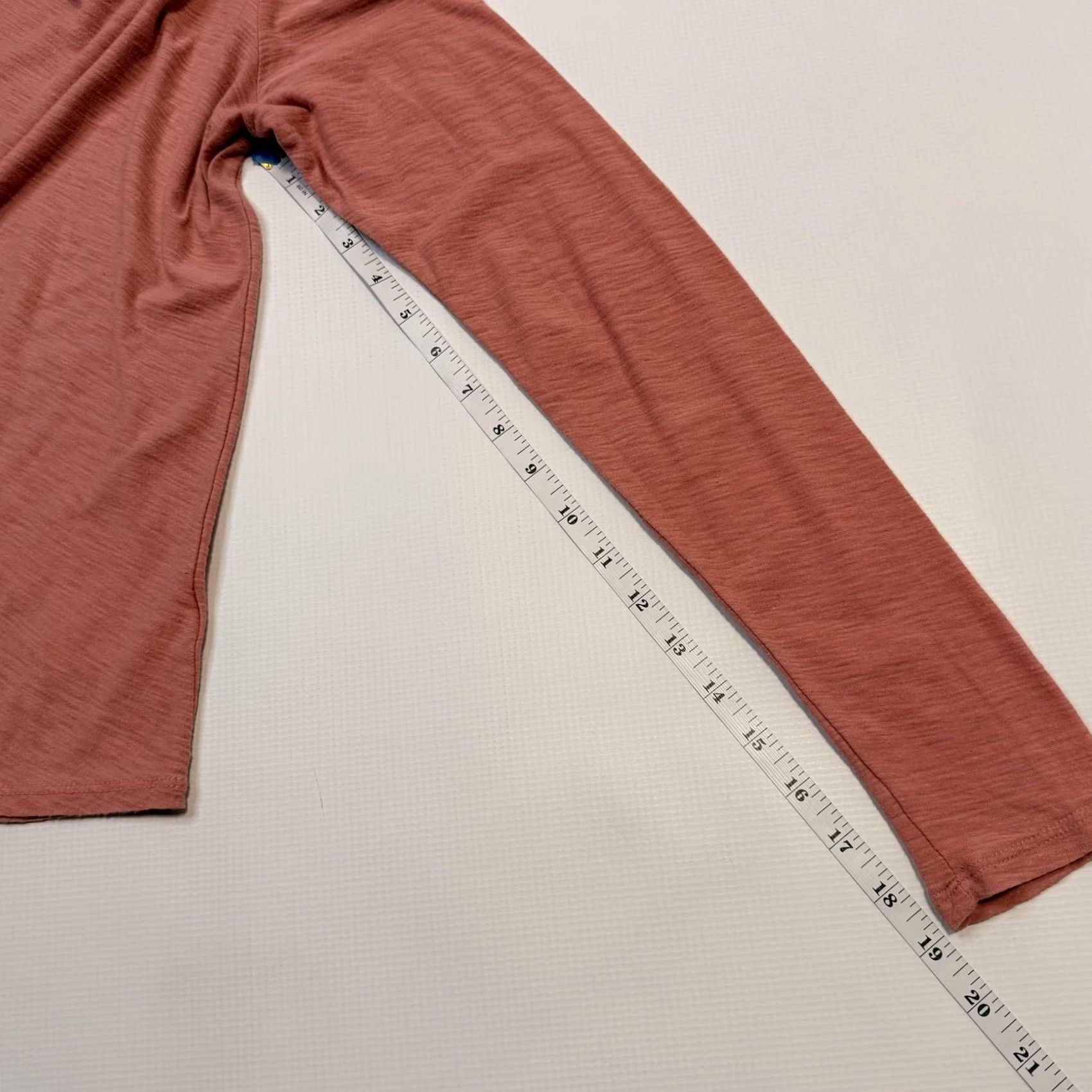 James Perse James Perse Shirt Womens 1 Pink Long Sleeve Scoop Neck Cotton Modal Top Size XS / US 0-2 / IT 36-38 - 8 Thumbnail