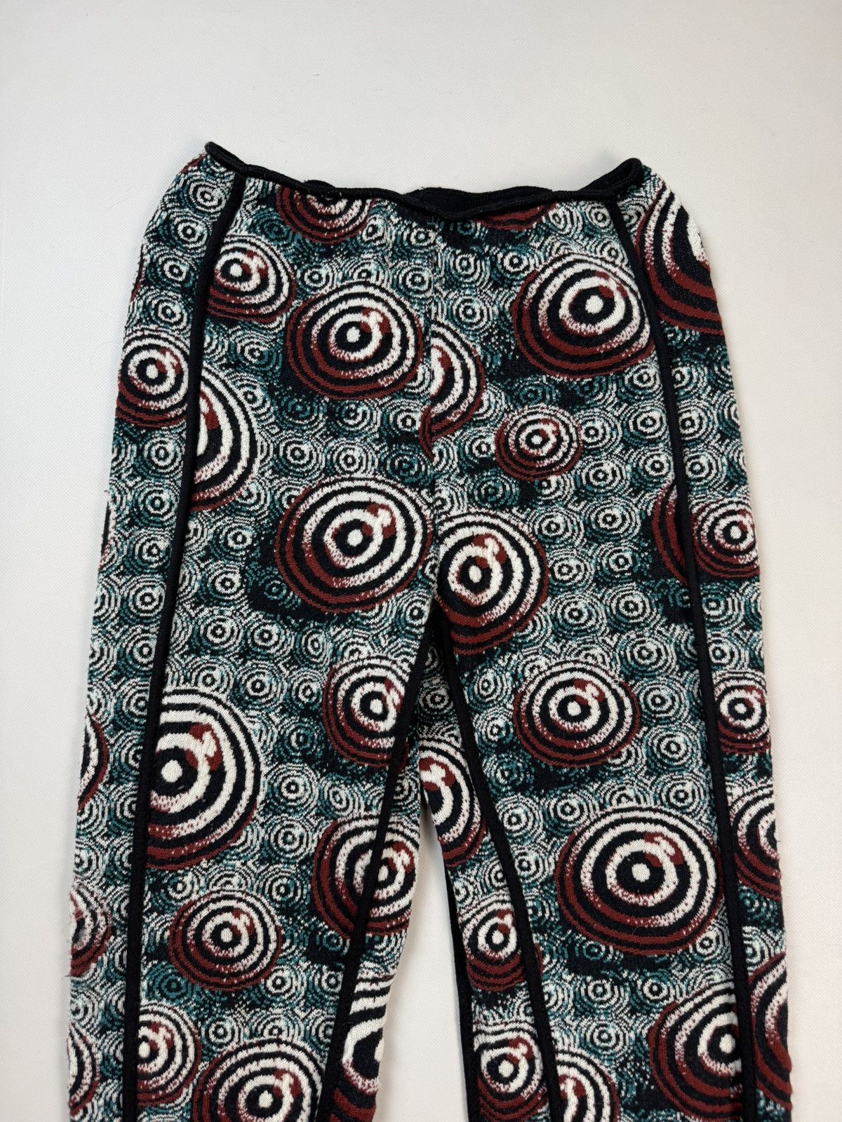 Jean Paul Gaultier Gaultier FW1996 Vintage OP Print Spiral Wool Pants Trousers Size 30" / US 8 / IT 44 - 5 Thumbnail
