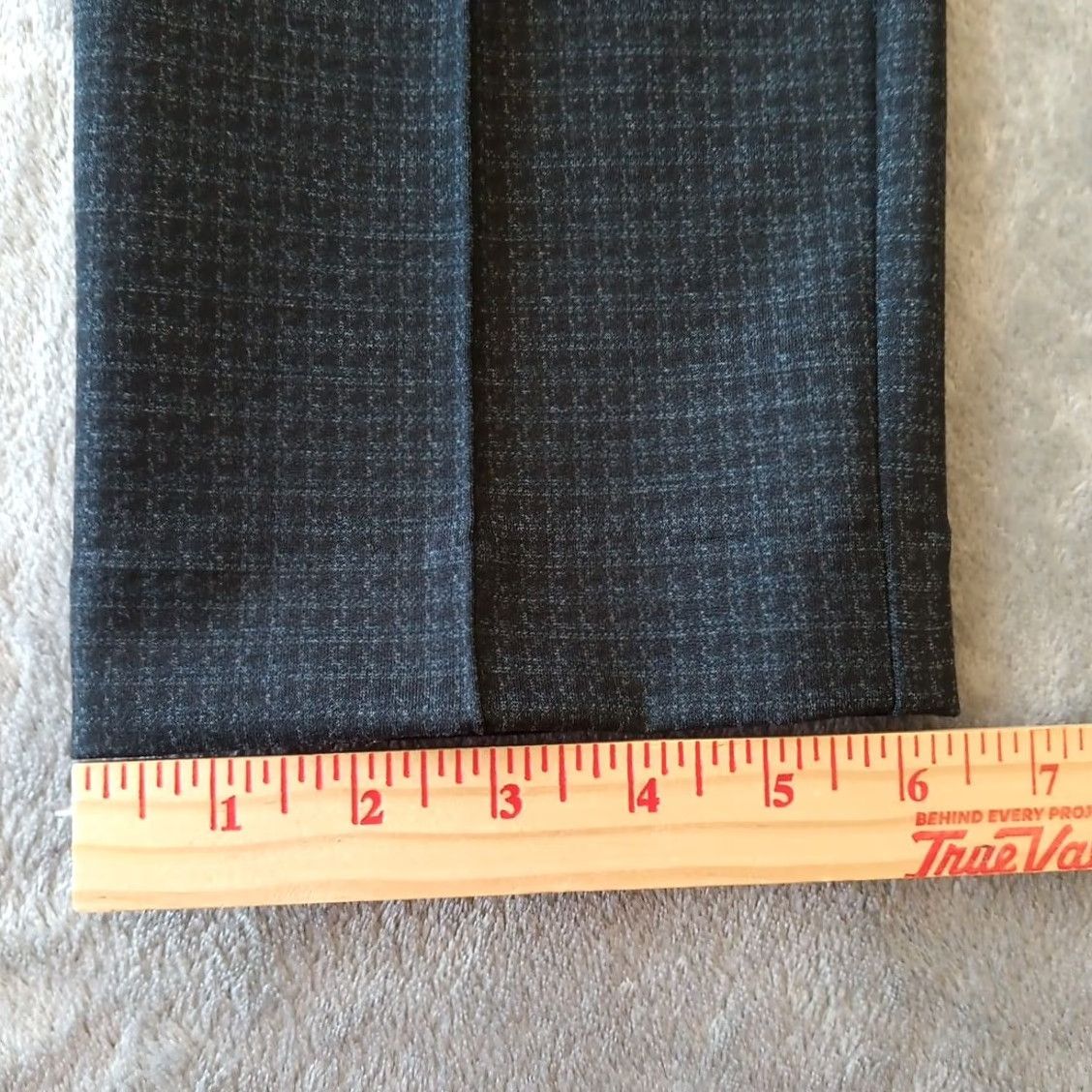 Vintage Zac & Rachel Pants Womens Medium Blue Geometric Pull On Stretch Ankle Straight Size 32" / US 10 / IT 46 - 7 Thumbnail