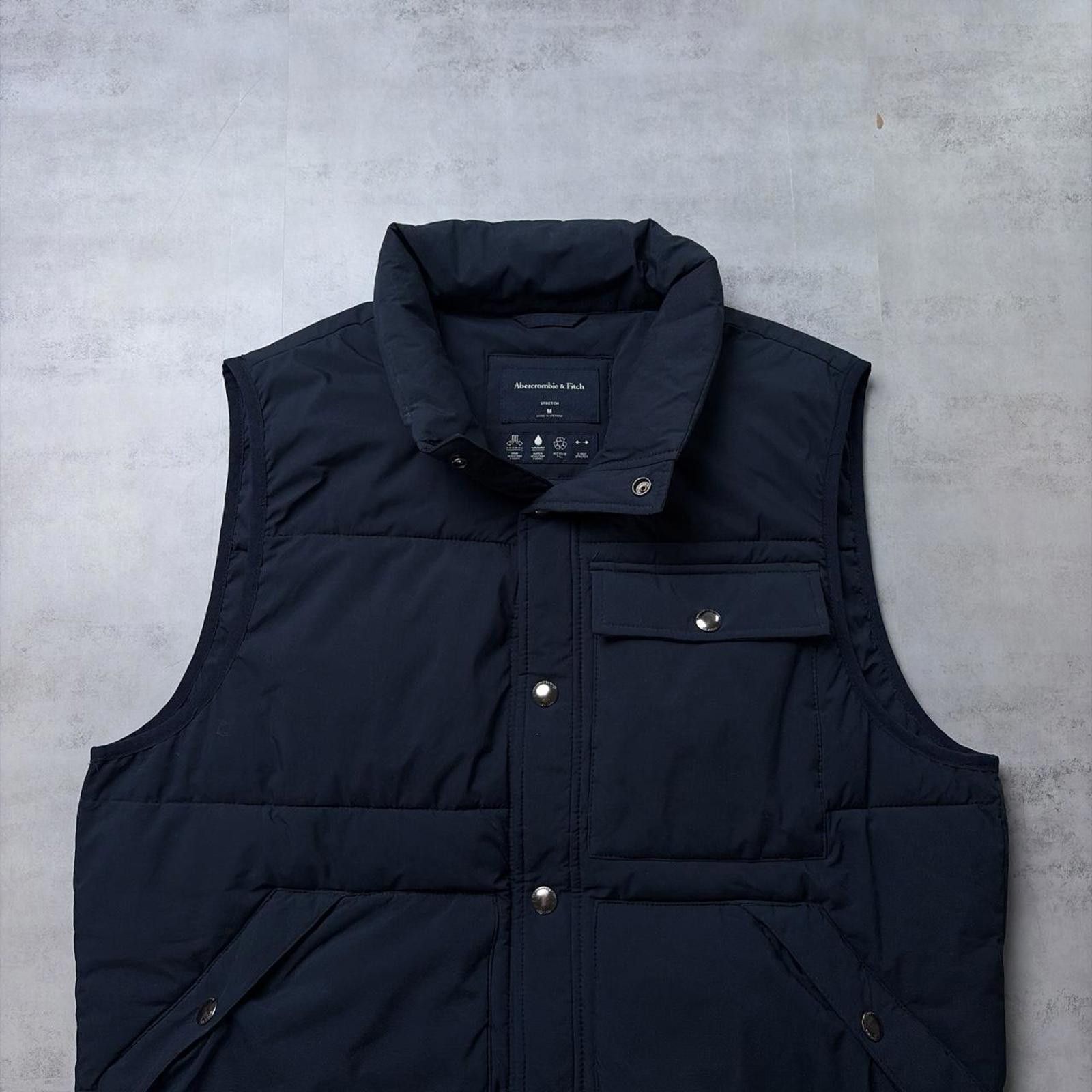 Abercrombie & Fitch Y2K Navy Abercrombie & Fitch Grunge Puffer Vest Size US M / EU 48-50 / 2 - 3 Thumbnail