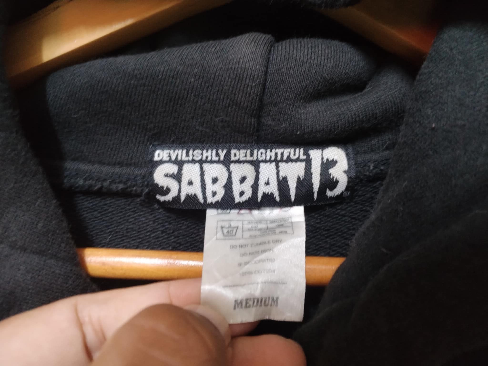 Band Tees × Japanese Brand VINTAGE PUNK SABBAT 13 VERY RARE Size US M / EU 48-50 / 2 - 4 Thumbnail