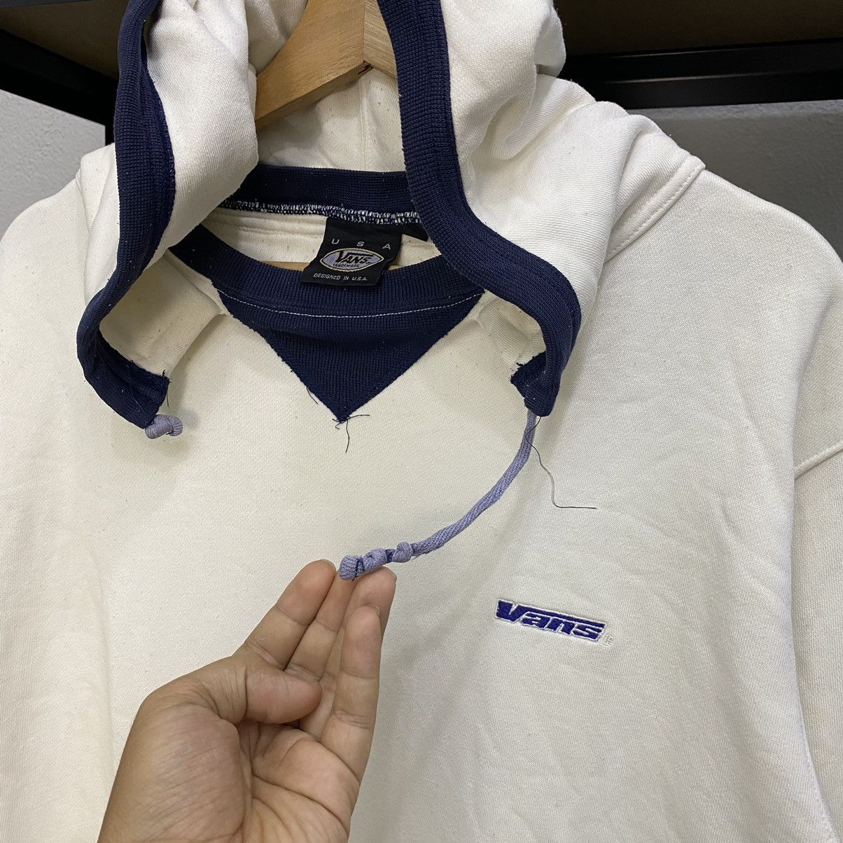 Vans × Vintage Vintage Vans Sweatshirt Hoodie Pullover Skateboarding❗️ Size US M / EU 48-50 / 2 - 4 Thumbnail