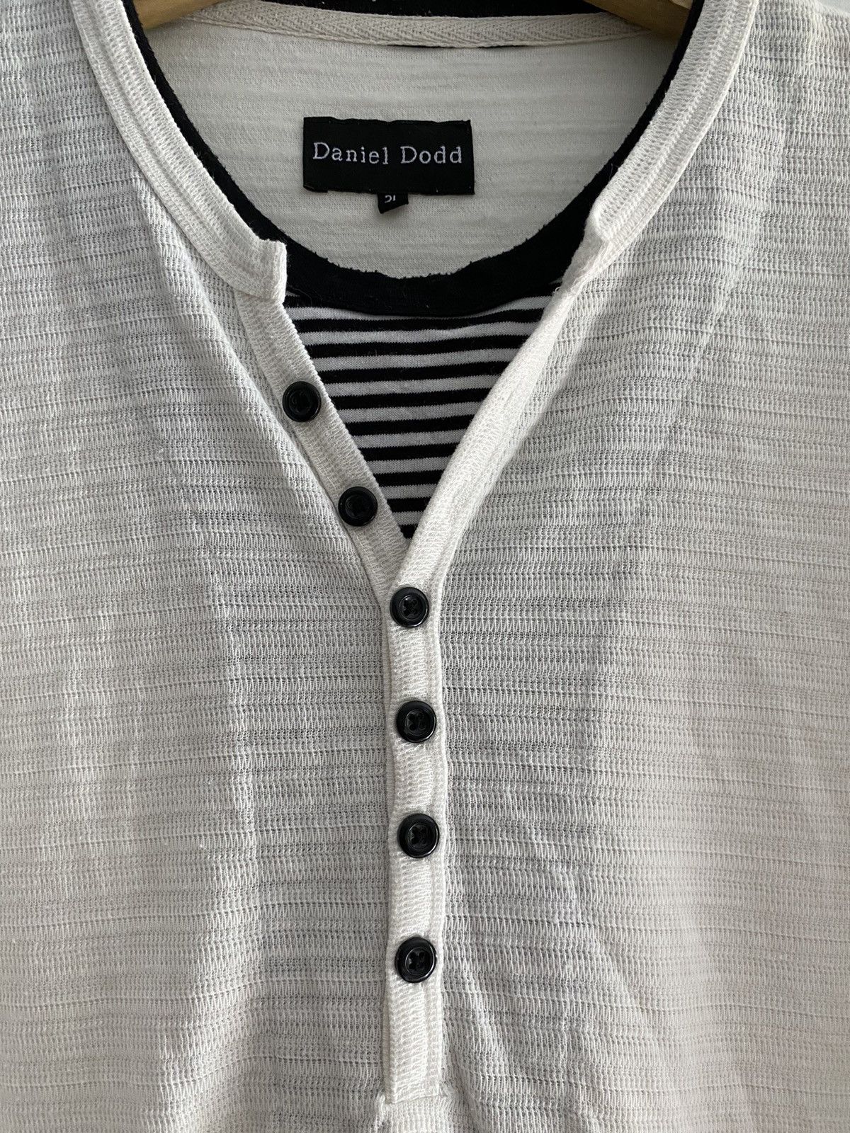 If Six Was Nine × Japanese Brand × Le Grande Bleu (L.G.B.) 2000s Daniel dodd double layers tshirt Size US L / EU 52-54 / 3 - 4 Thumbnail