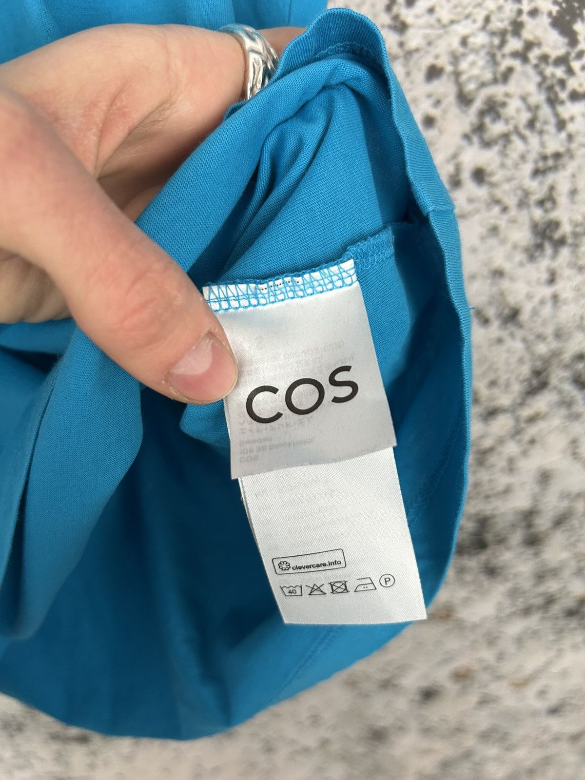 Cos COS Blue Basic Tee Minimalist Premium Scandinavia Size US M / EU 48-50 / 2 - 4 Thumbnail