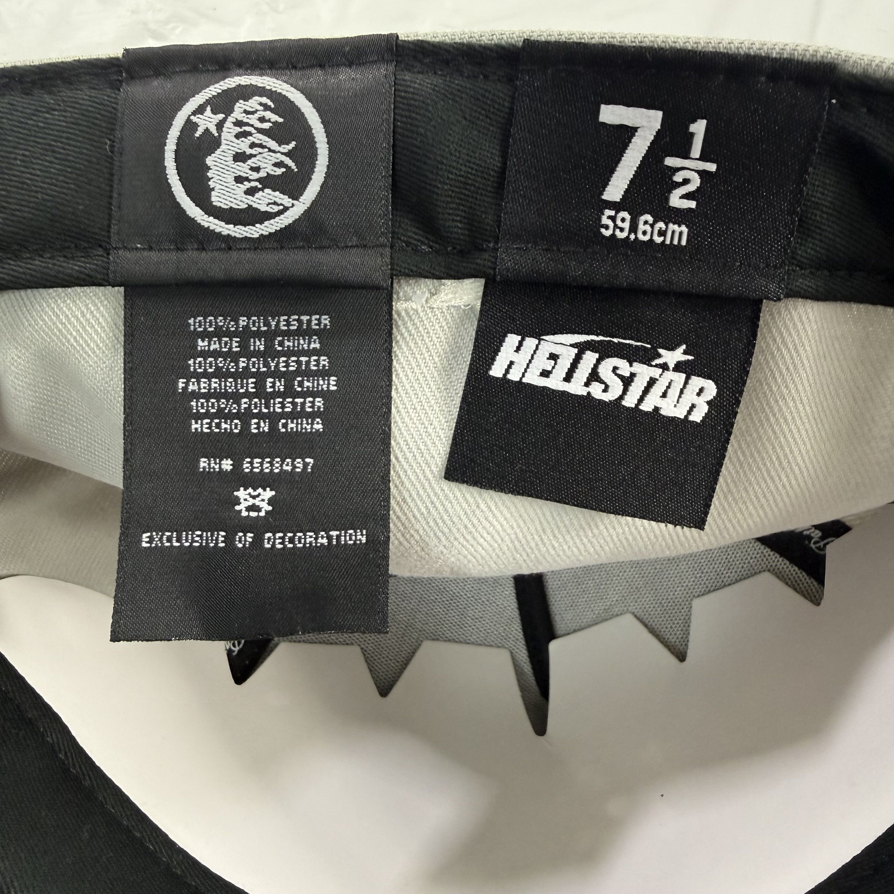HELLSTAR Hellstar Path to Paradise Rhinestone Fitted Hat Size 7 1/2 Size ONE SIZE - 8 Thumbnail