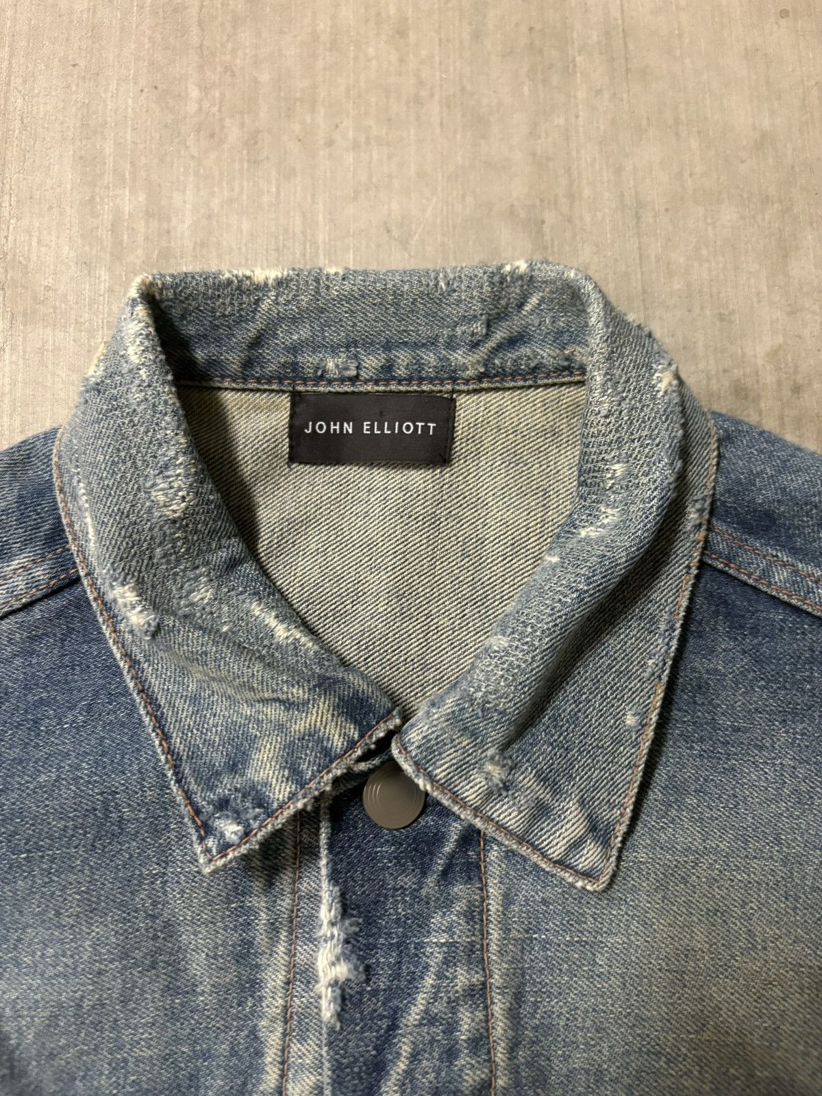 John Elliott John Elliot denim jacket Size US XL / EU 56 / 4 - 3 Thumbnail
