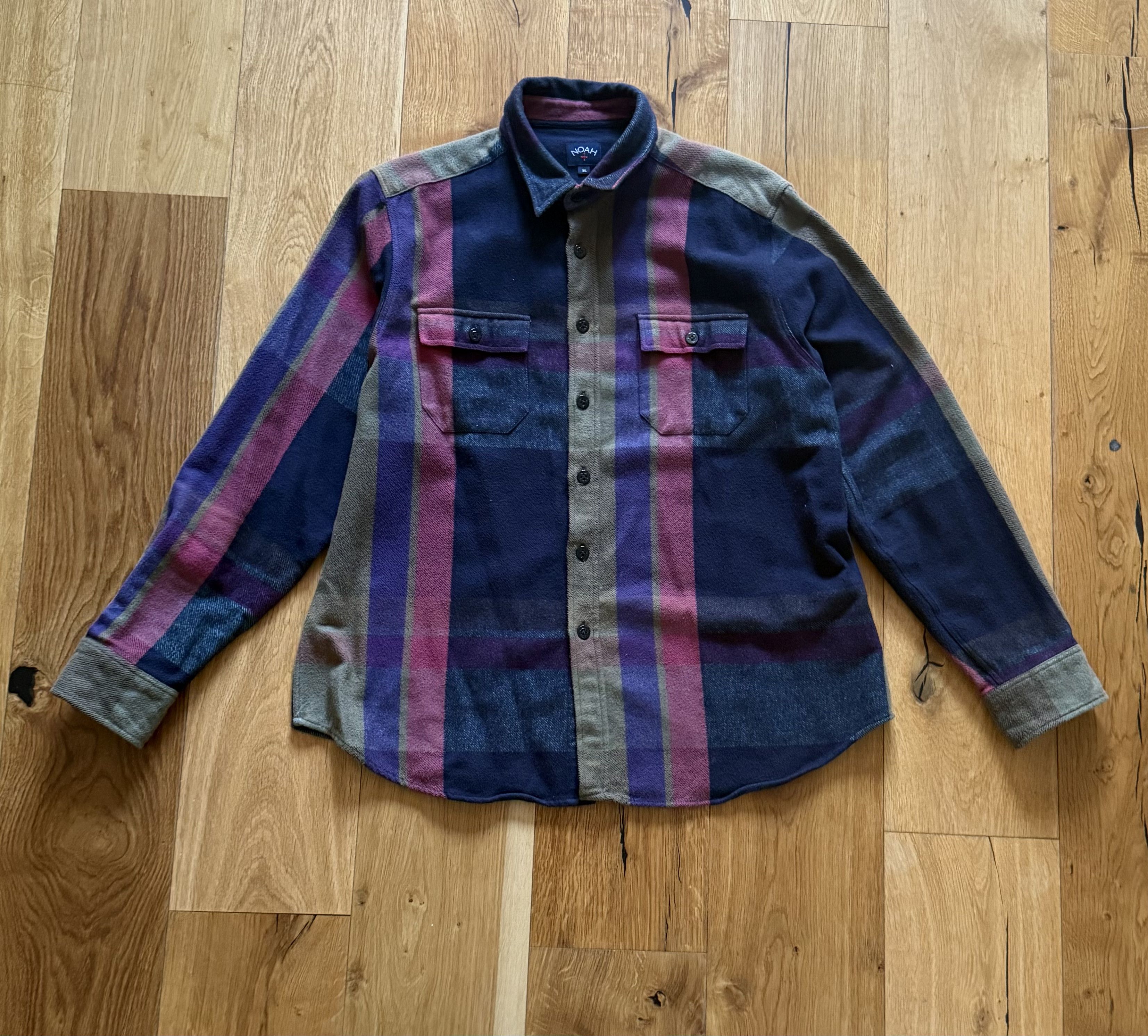 Noah Big Flannel Plaid Shirt Size US XL / EU 56 / 4 - 3 Thumbnail