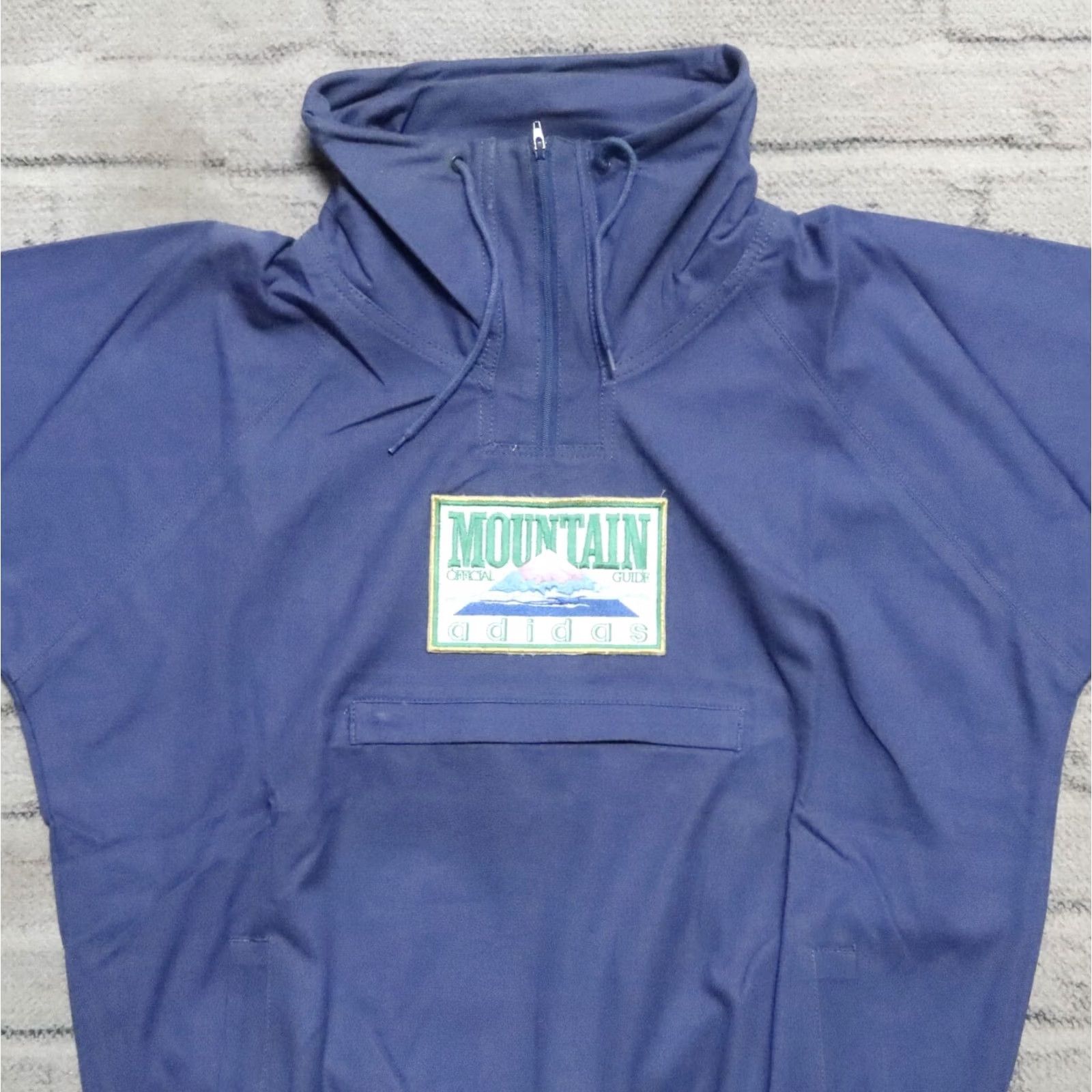 Adidas Vintage Adidas Mountain Jacket - Men M Blue Pullover Jacket Size US M / EU 48-50 / 2 - 6 Thumbnail