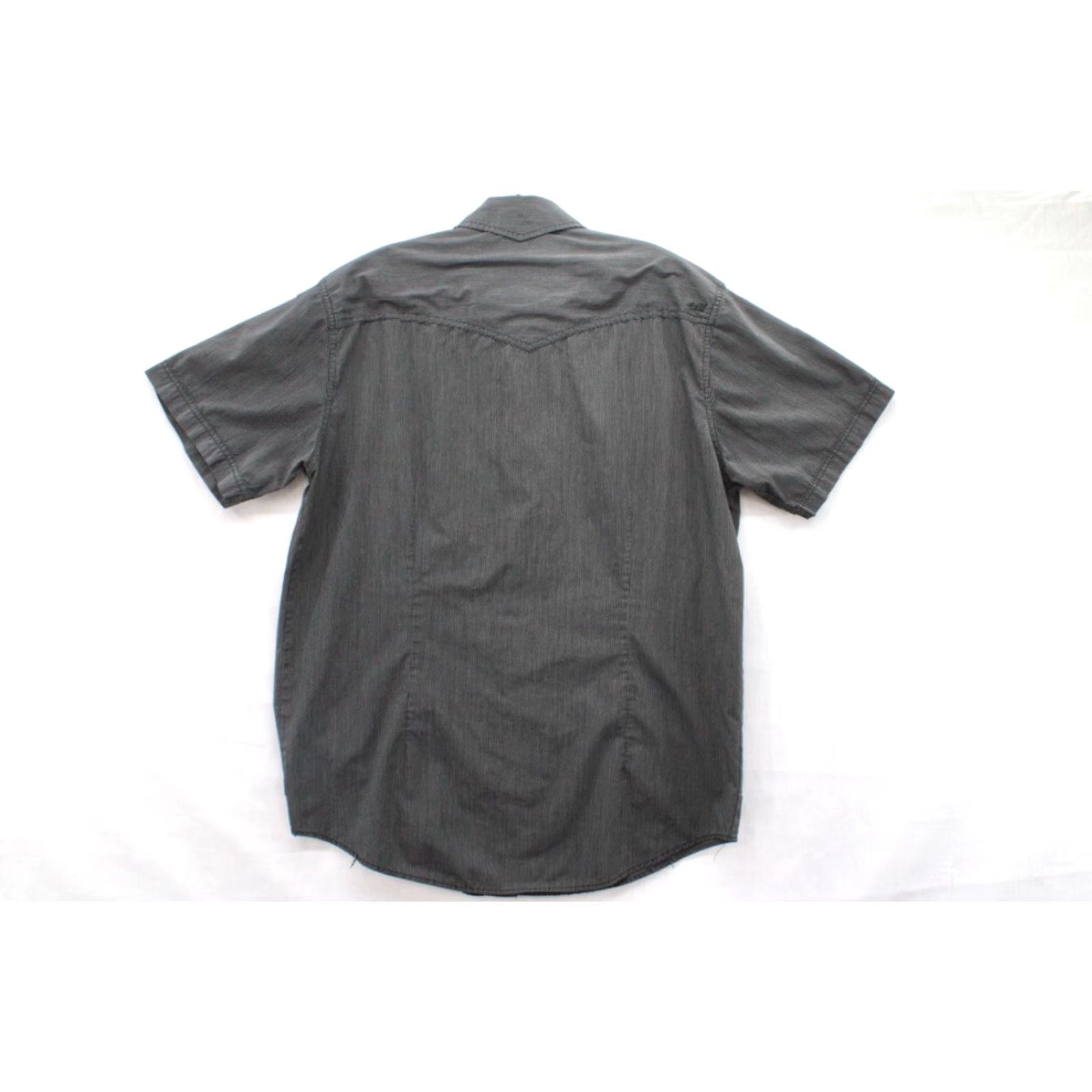 Vintage Coastal Clothing Co Shirt Men's Large Snaps Short Sleeve Black White Pin stripe Size US L / EU 52-54 / 3 - 6 Thumbnail