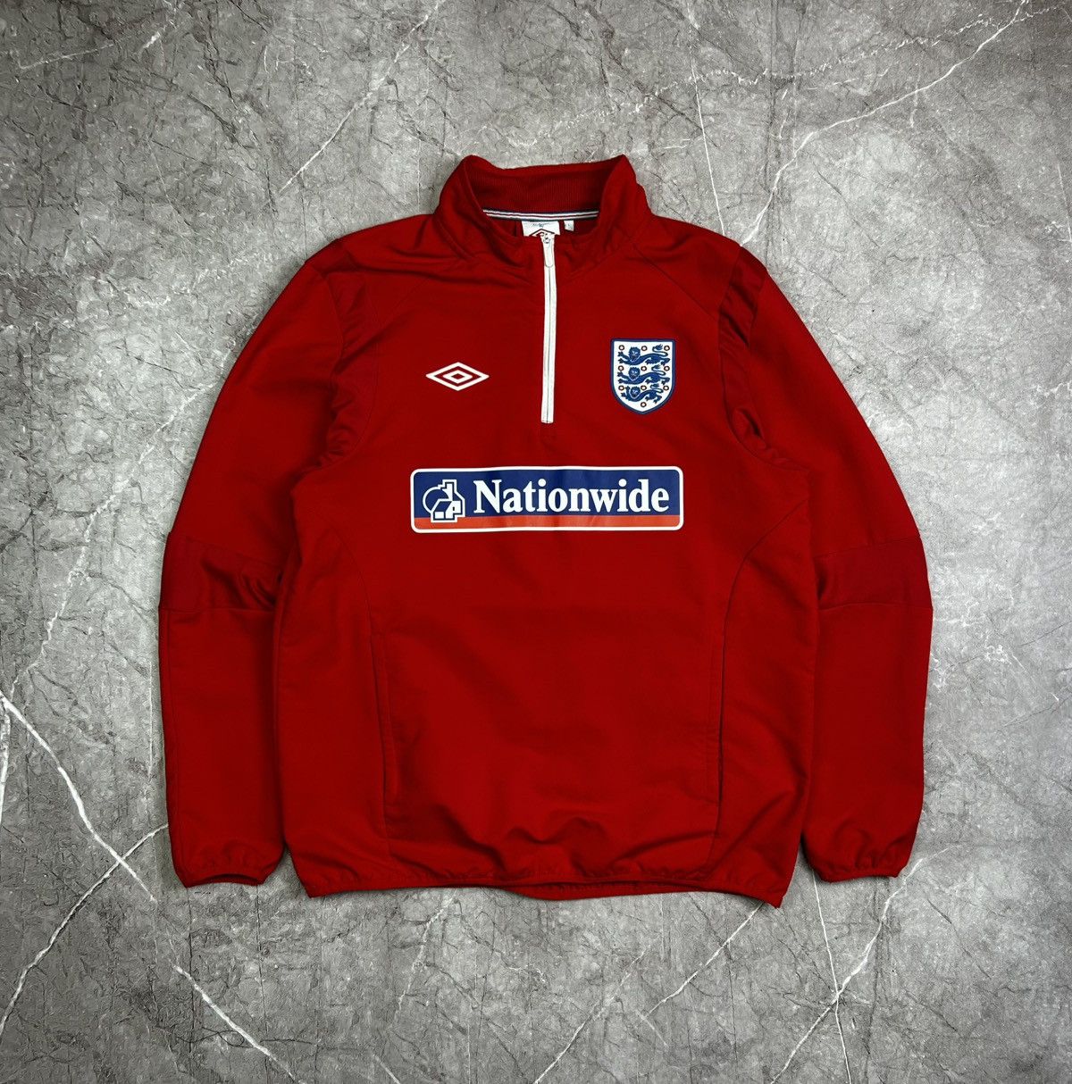 Umbro England Umbro Jacket LS Jumper Football Soccer Nationwide L Size US L / EU 52-54 / 3 - 1 Thumbnail