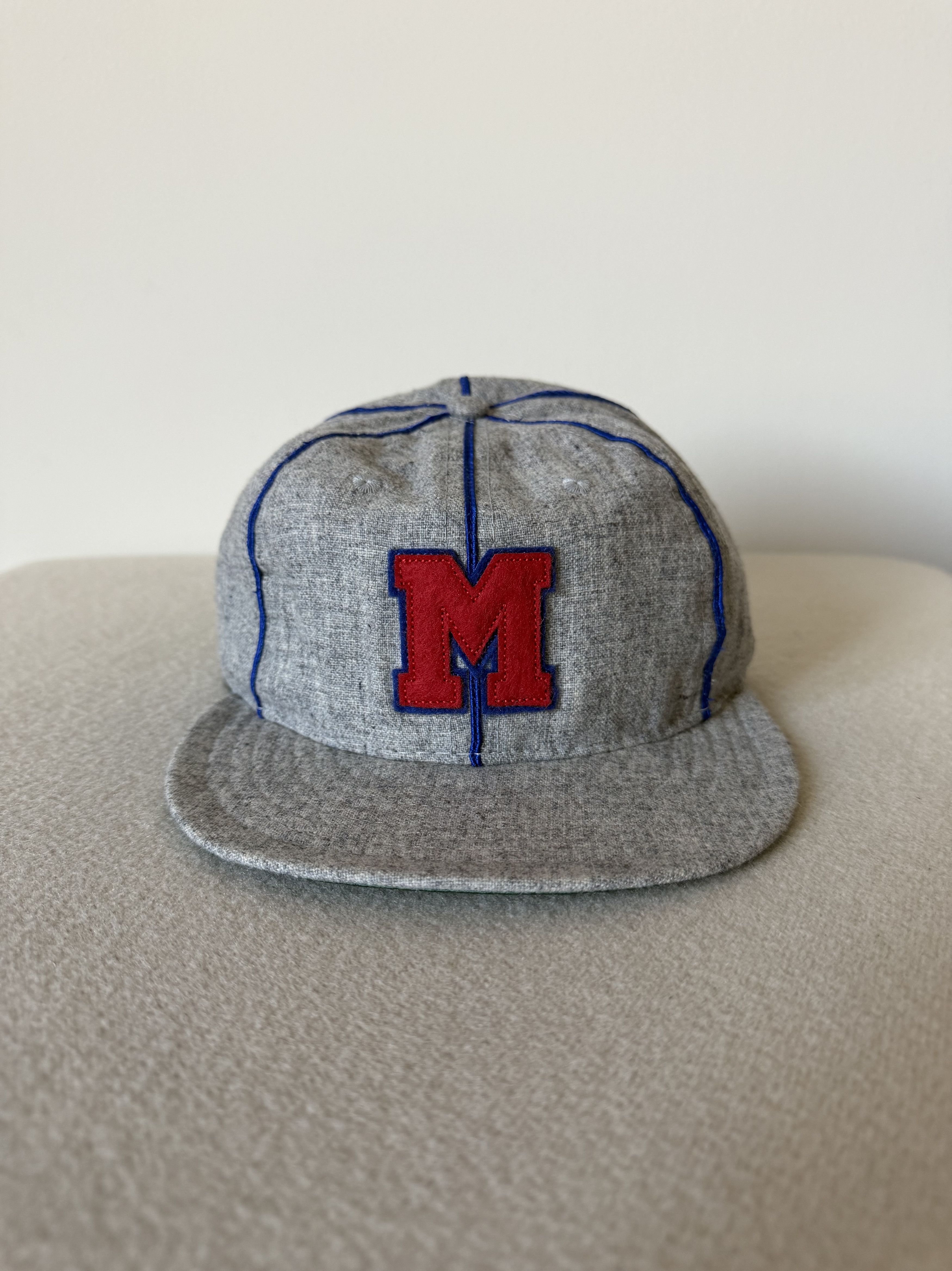 7 3/8 Ebbets Southern Methodist University 1941 Vintage Hat