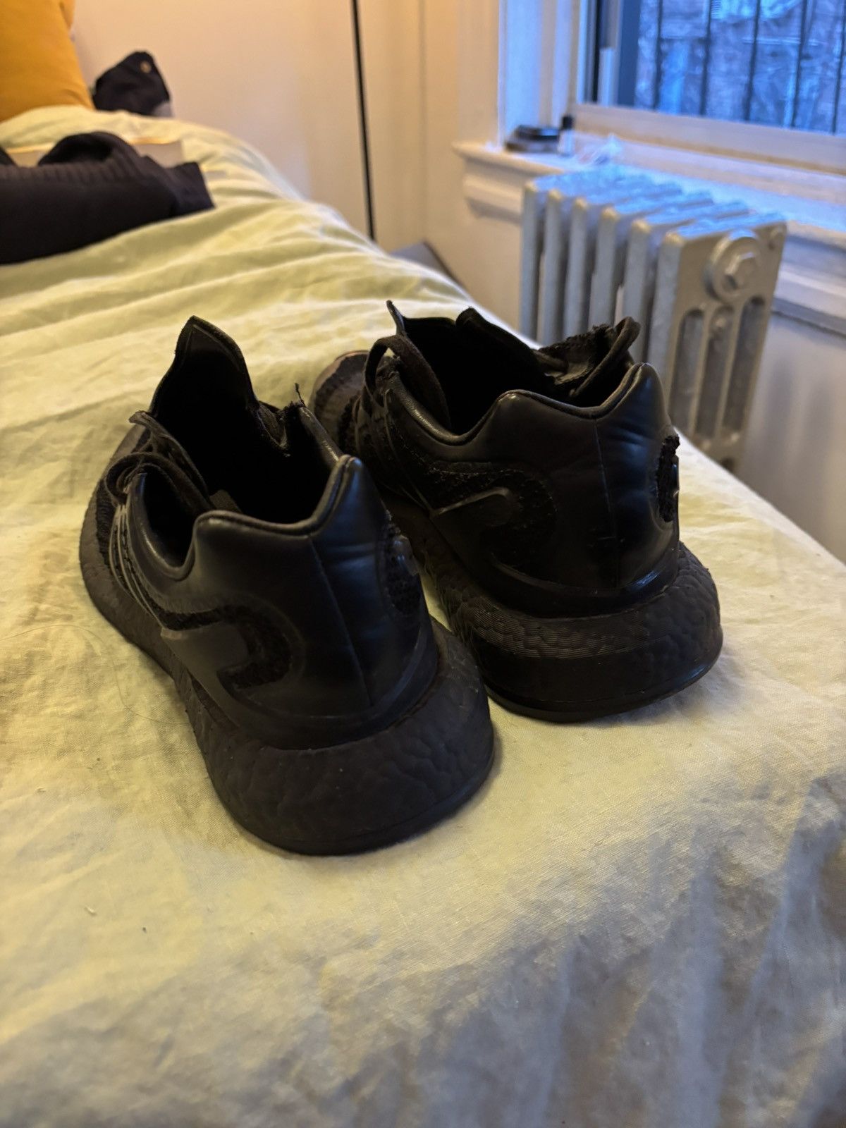 Adidas × Yohji Yamamoto Adidas x Y3 ZG Knit Triple Black Size US 11 / EU 44 - 3 Thumbnail
