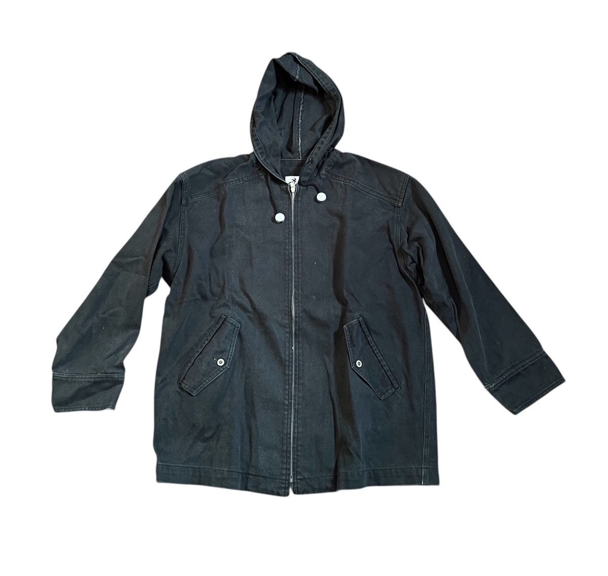 Hai Sporting Gear Vintage hai sporting gear washed utility hooded field jacket Size US L / EU 52-54 / 3 - 1 Thumbnail