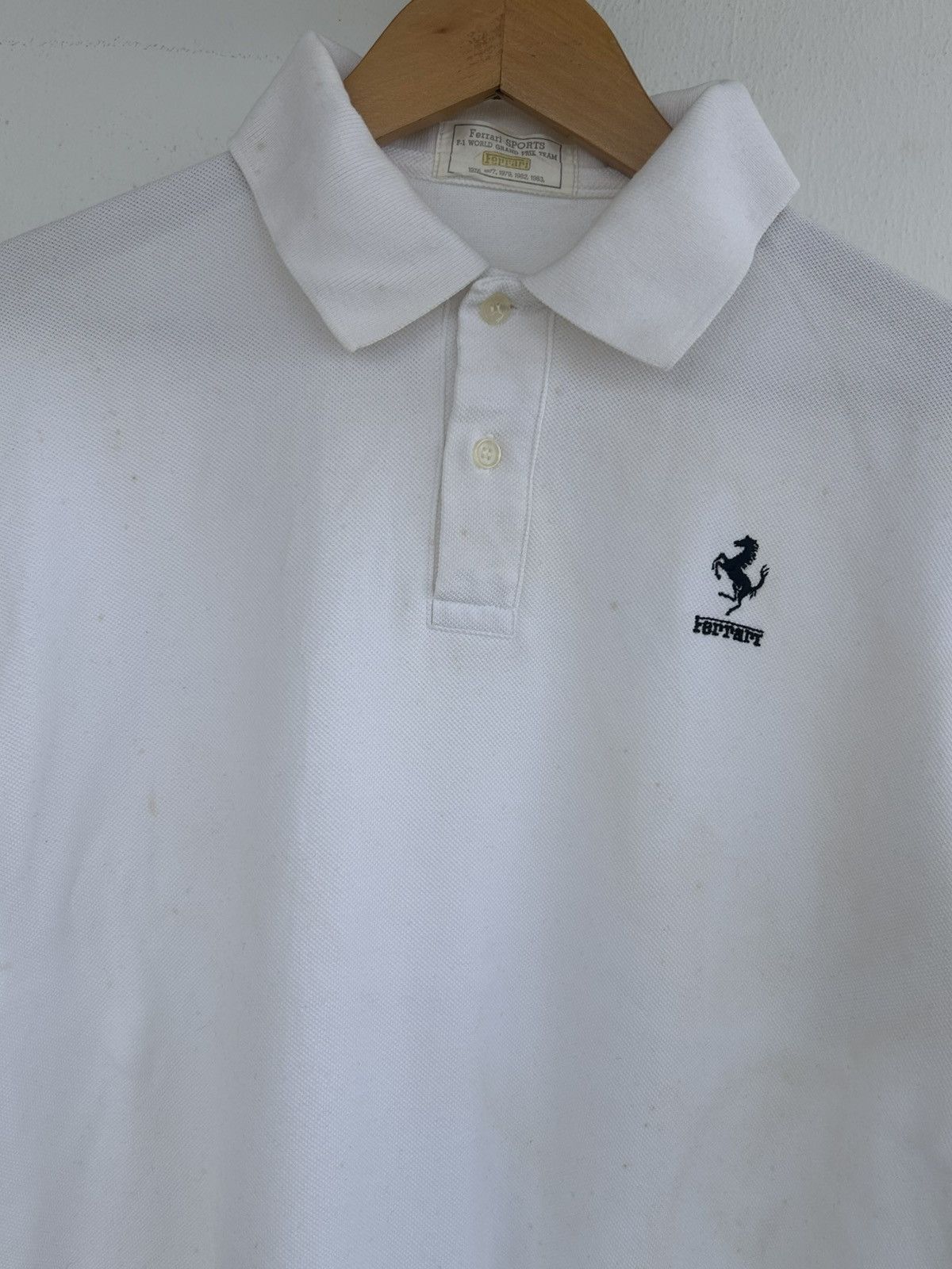 Ferrari Ferrari F-1 World Grand Prix Team Vintage Polo Size US L / EU 52-54 / 3 - 3 Thumbnail