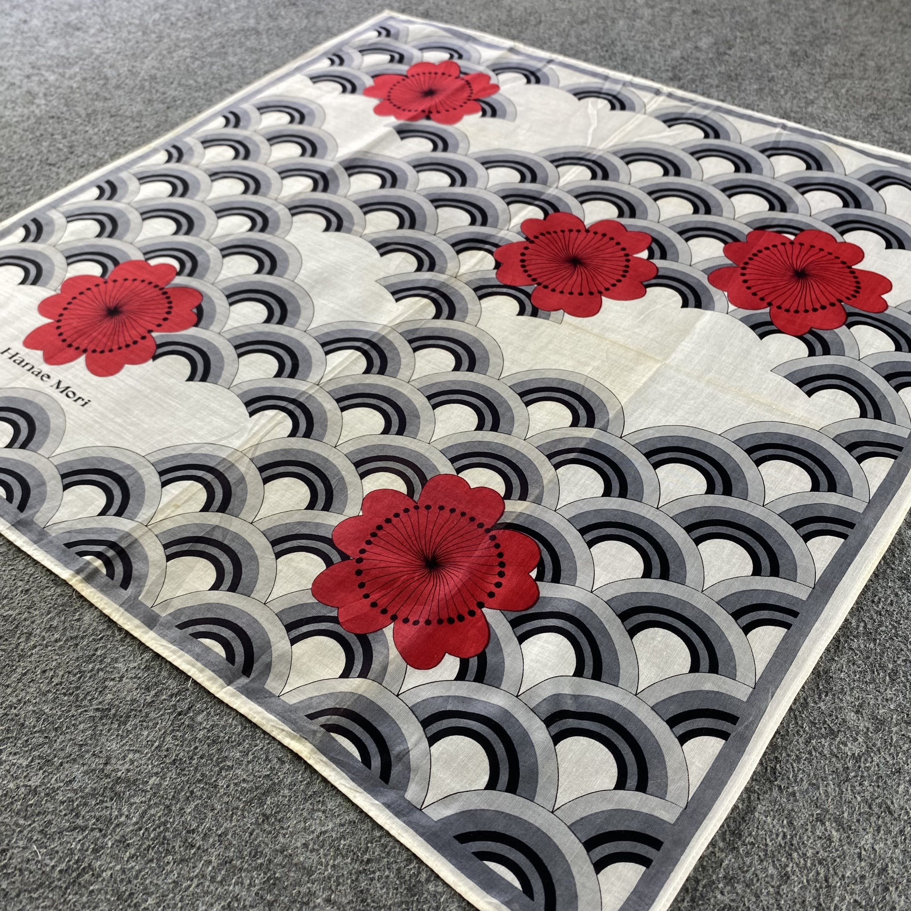 Hanae Mori Hanae Mori Handkerchief/Neckerchief/Bandana HC610 Size ONE SIZE - 2 Thumbnail