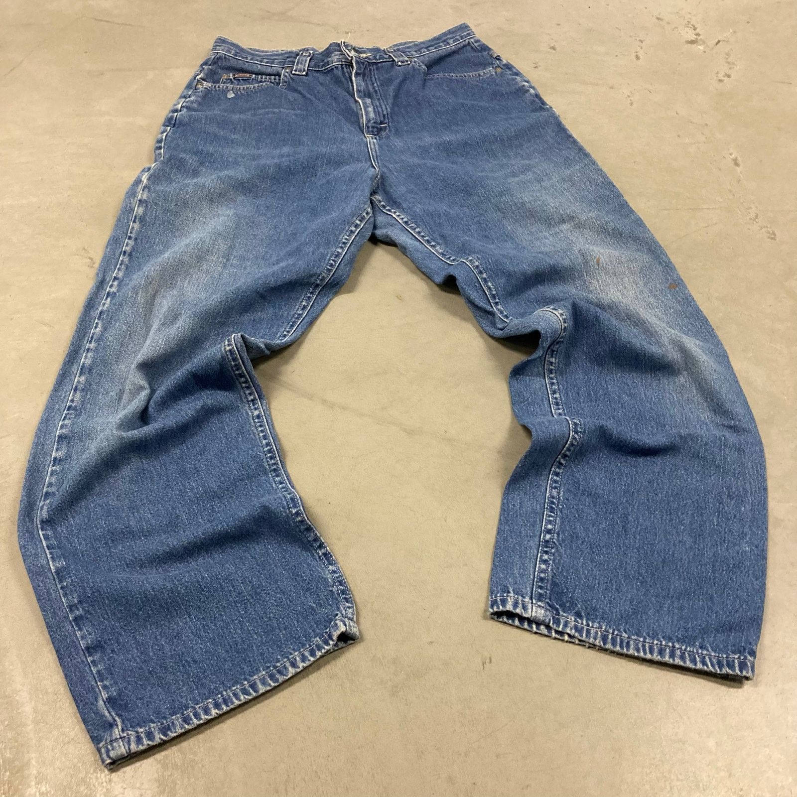 Vintage vintage y2k buckle back carpenter pants 32x30 Size US 32 / EU 48 - 1 Thumbnail