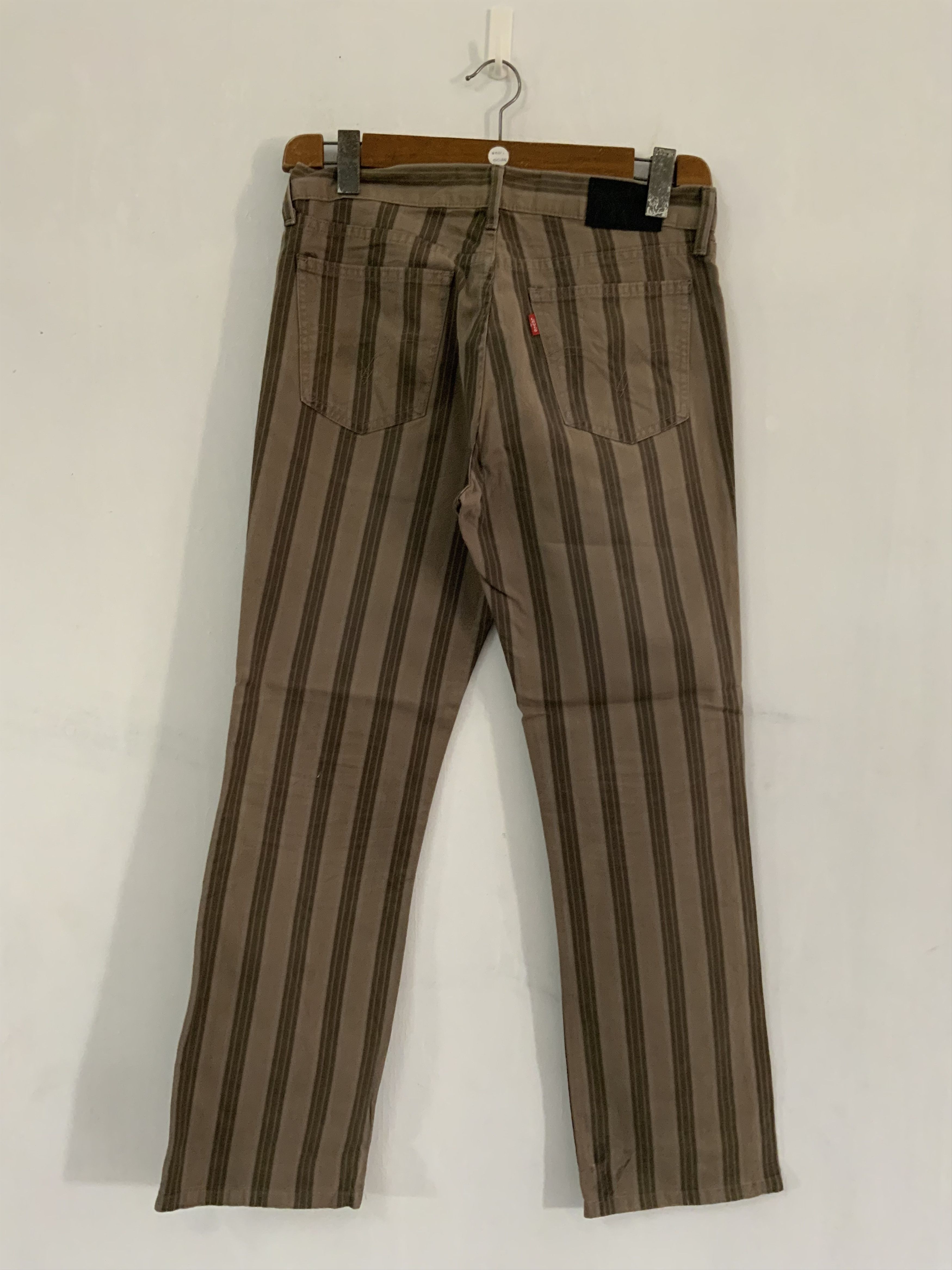 Japanese Brand Levi’s Striped Japan Made Avant Garde Pant Size US 30 / EU 46 - 2 Thumbnail