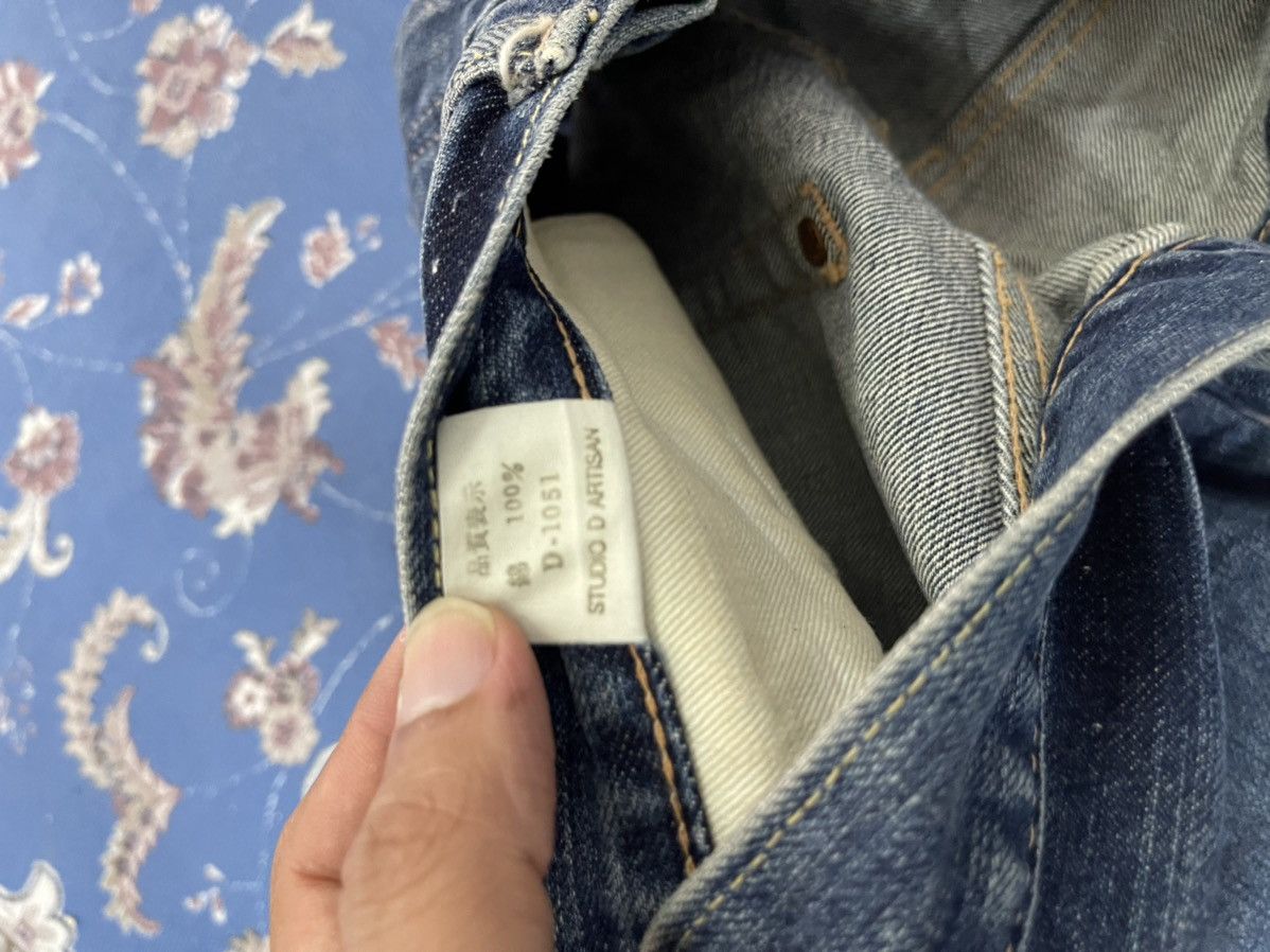Japanese Brand × Studio D'Artisan VINTAGE STUDIO D’ARTISAN PATCHWORK JEANS Size US 32 / EU 48 - 11 Thumbnail