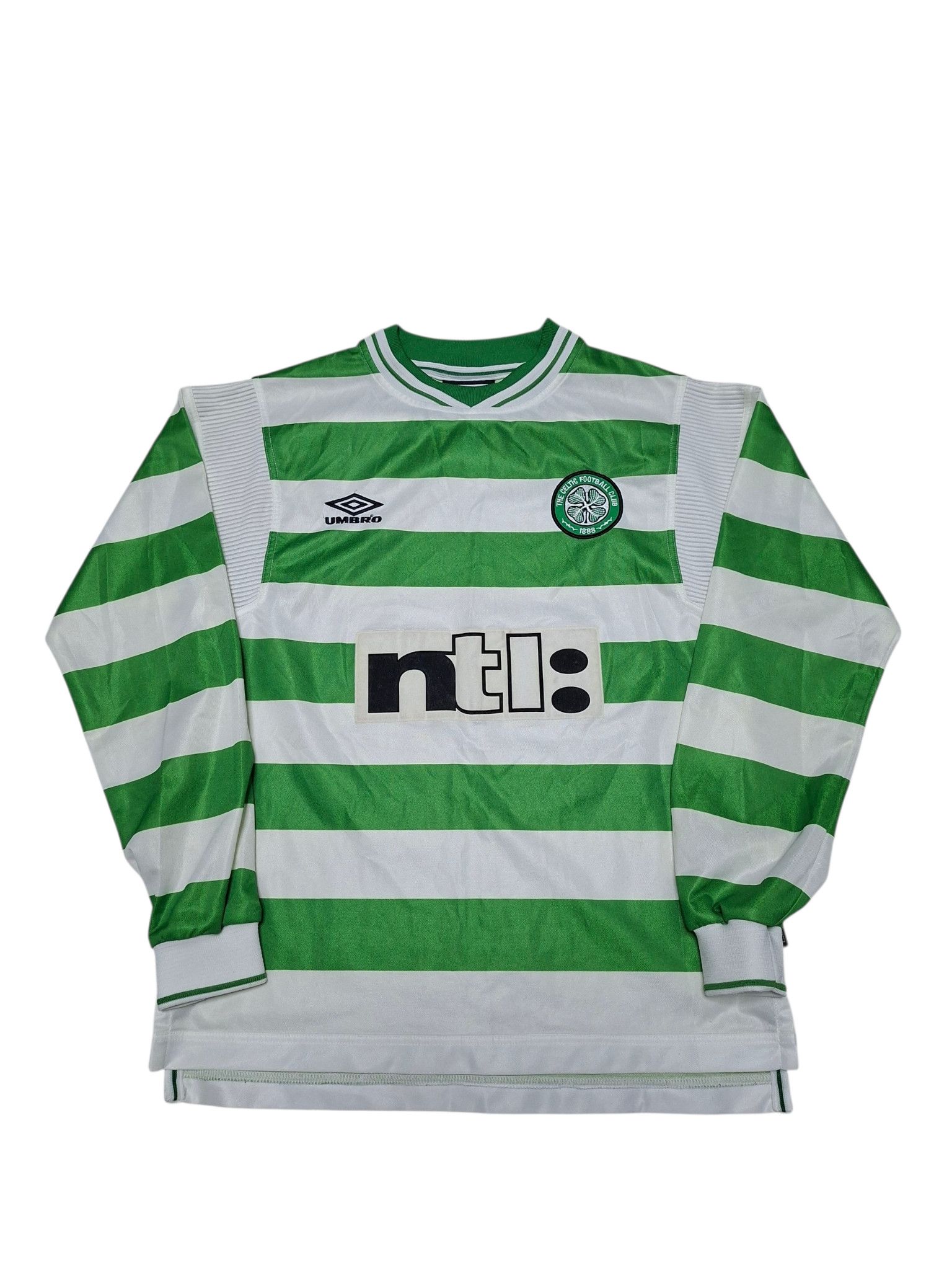 Umbro CELTIC GLASGOW UMBRO VINTAGE 1999/2001 LONG SOCCER JERSEY Size US S / EU 44-46 / 1 - 1 Thumbnail