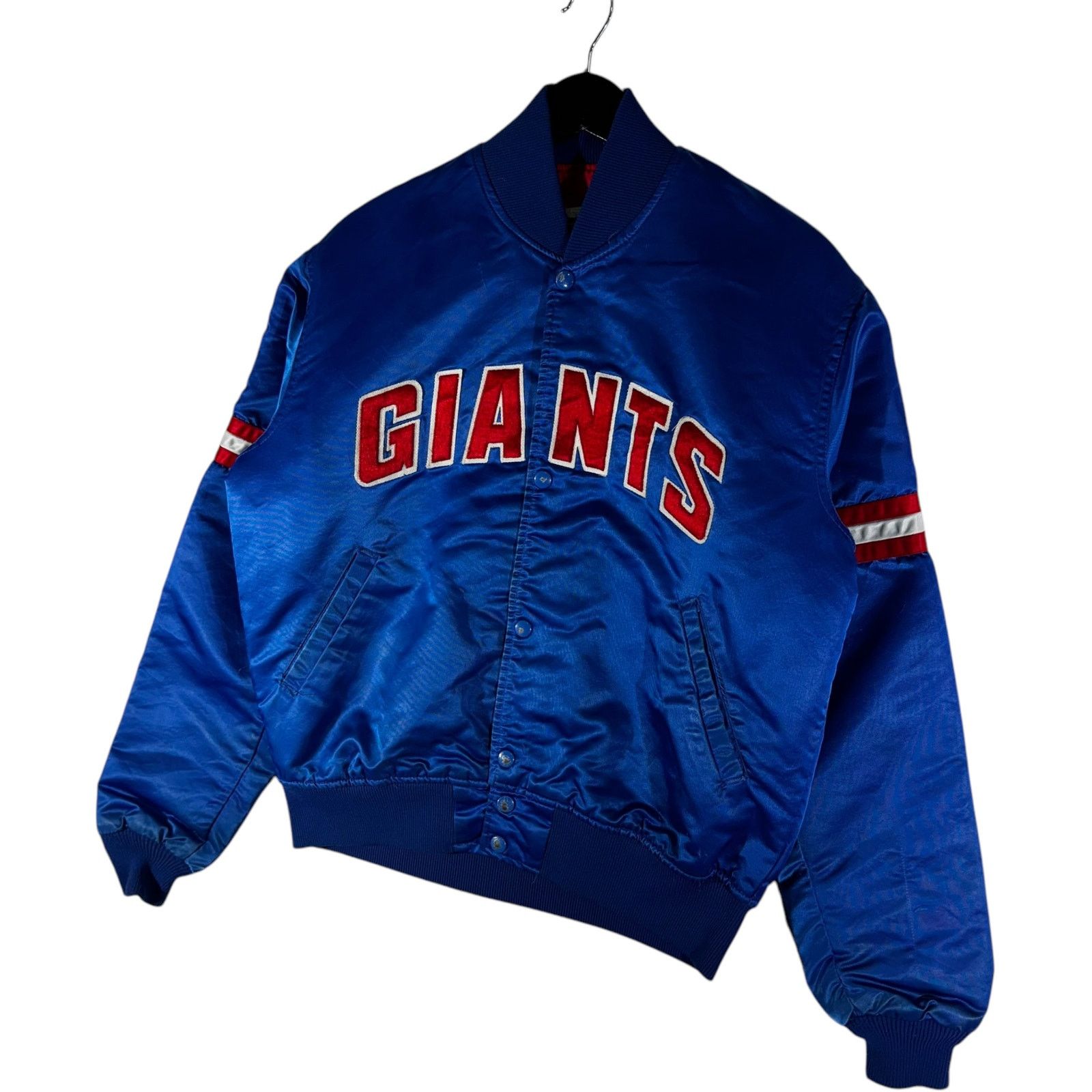 Starter Vintage Starter New York Giants Satin Bomber Jacket 90s Size US M / EU 48-50 / 2 - 3 Thumbnail
