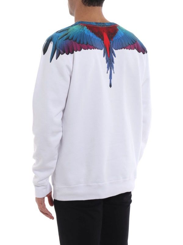 Marcelo Burlon Marcelo Burlon Country of Milan Wings White Sweatshirt Size US S / EU 44-46 / 1 - 11 Thumbnail