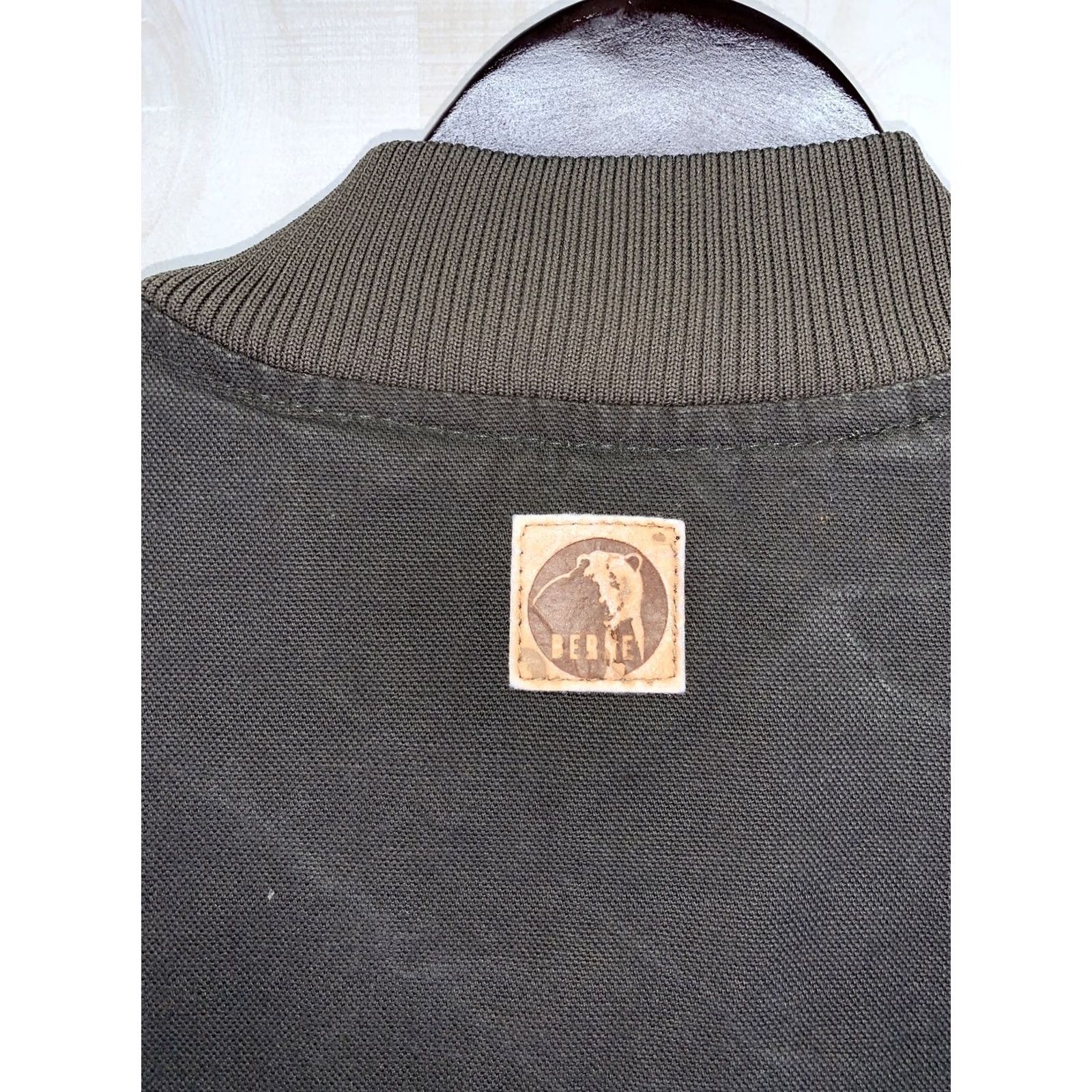 Vintage VINTAGE Berne Green Canvas Sherpa Fleece Lined Vest Mens XL Distressed Weathered Casual Size US XL / EU 56 / 4 - 7 Thumbnail