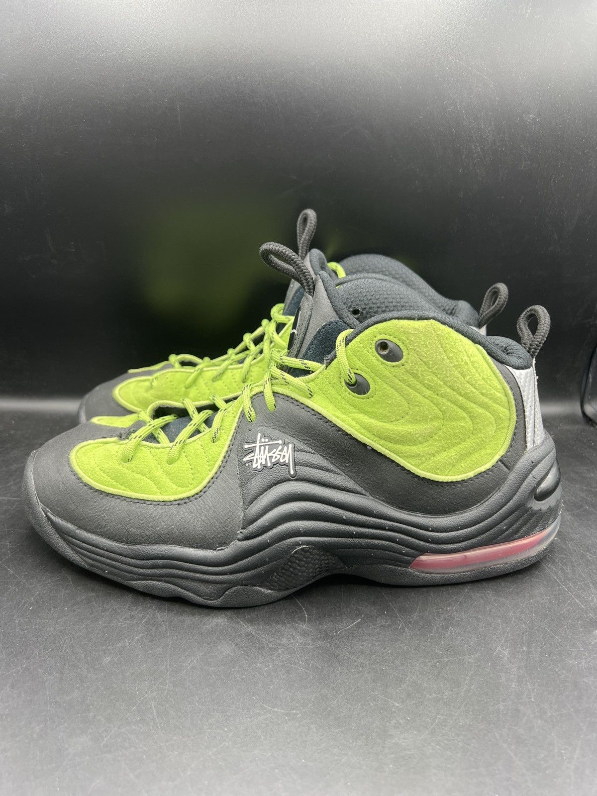 Nike × Stussy Nike x Stussy Air Penny 2 'Vivid Green' Men’s 9 DX6933-300 Size US 9 / EU 42 - 9 Thumbnail