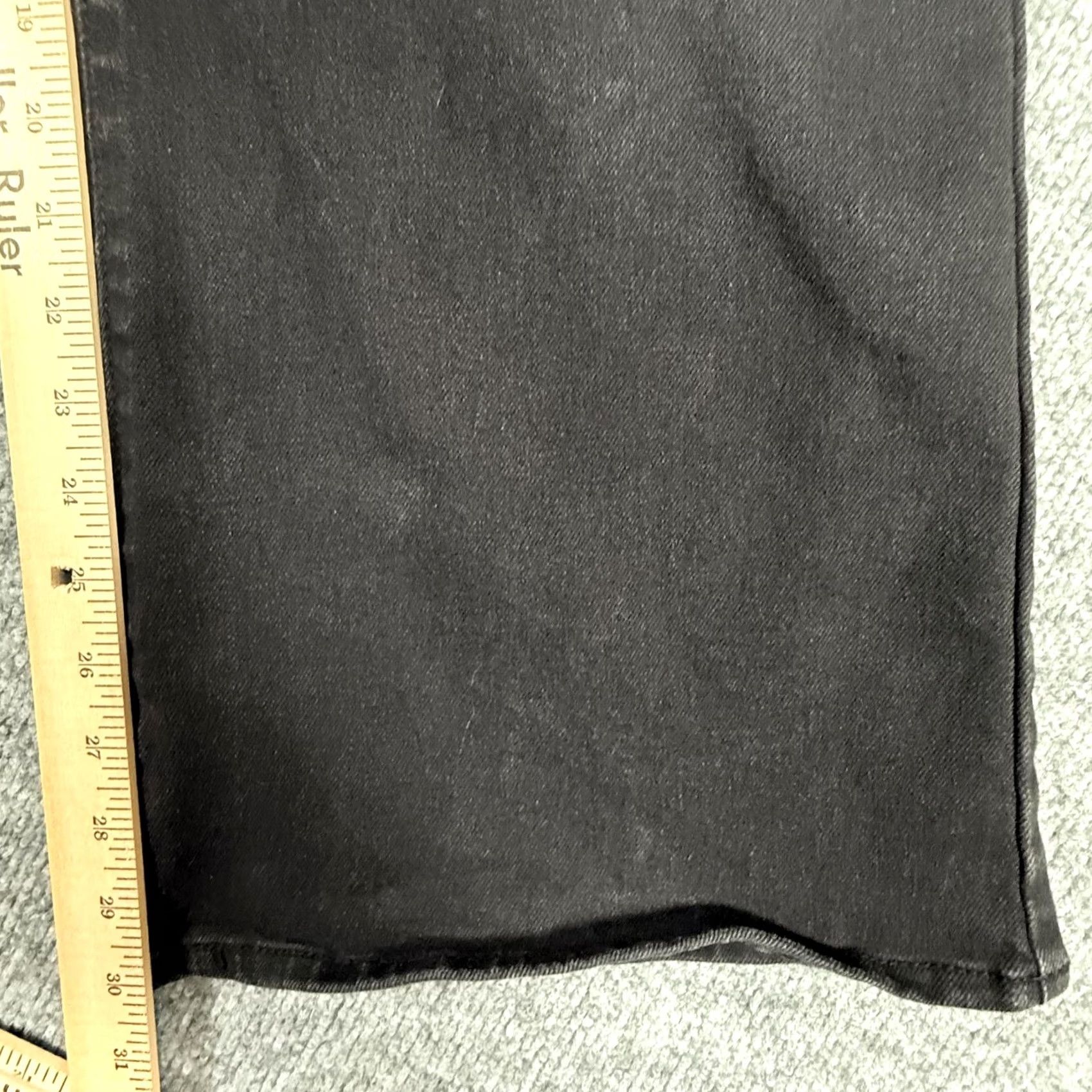 Vintage Terra & Sky 16W Black Casual Pants Pull On Flared Leg Stretch Comfortable Minimalist Womens Size 38" / US 16 / IT 52 - 7 Thumbnail