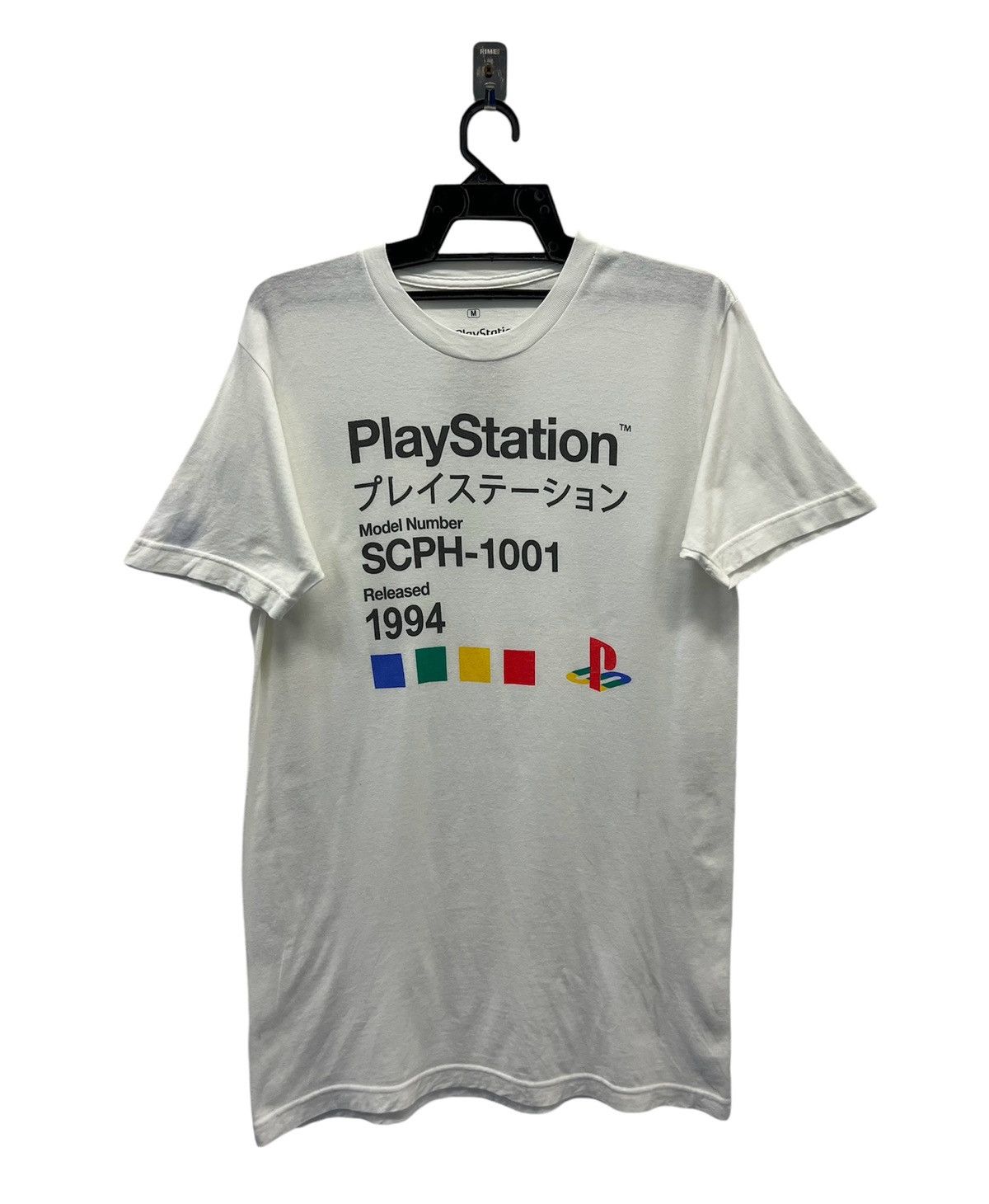 Playstation × Vintage PLAYSTATION 1994 MODEL NUMBER SCPH-1001 SHIRT Size US M / EU 48-50 / 2 - 1 Thumbnail