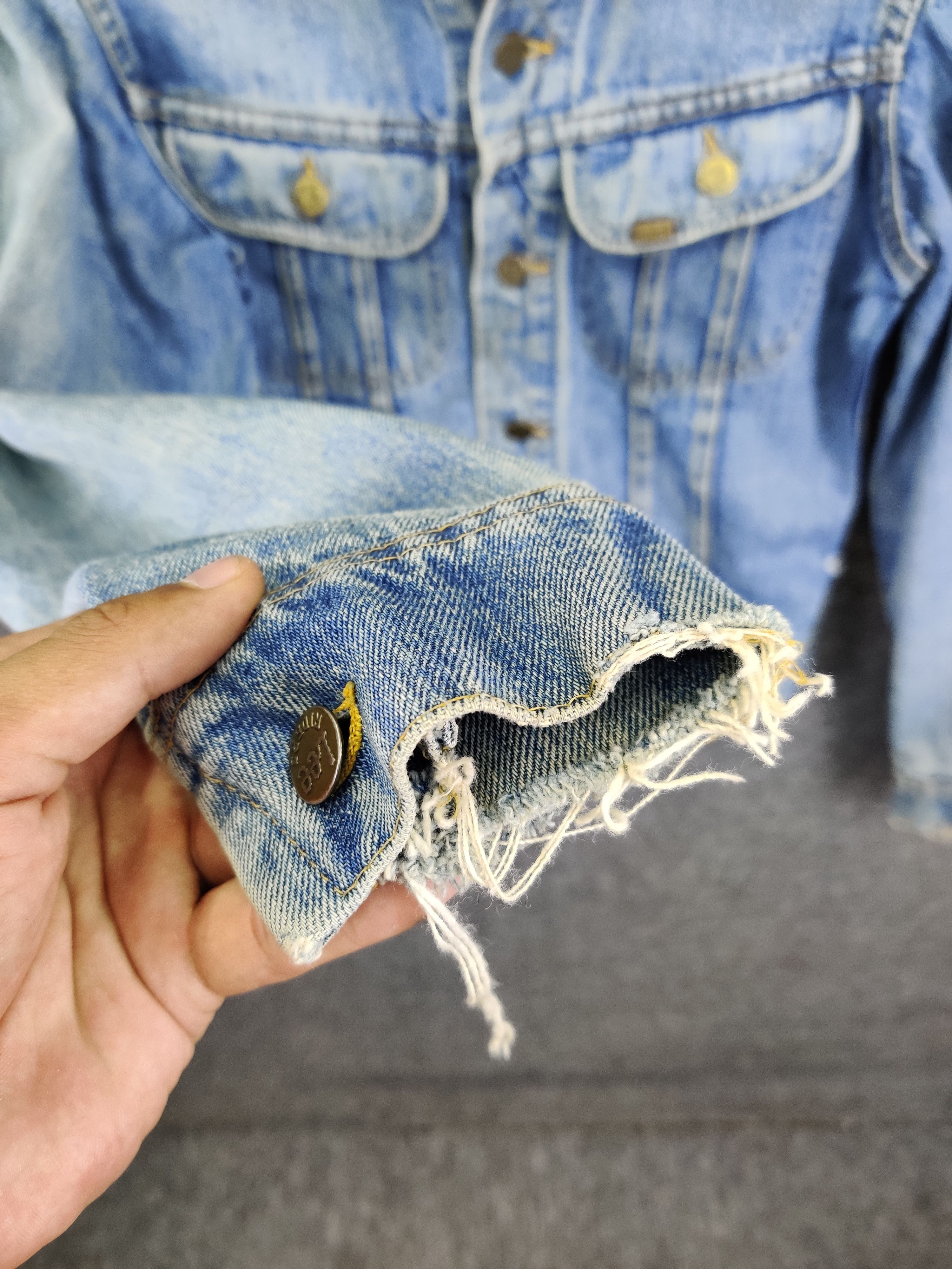 Lee Vintage 90's Lee Riders Trucker Denim Jacket Size US S / EU 44-46 / 1 - 11 Thumbnail