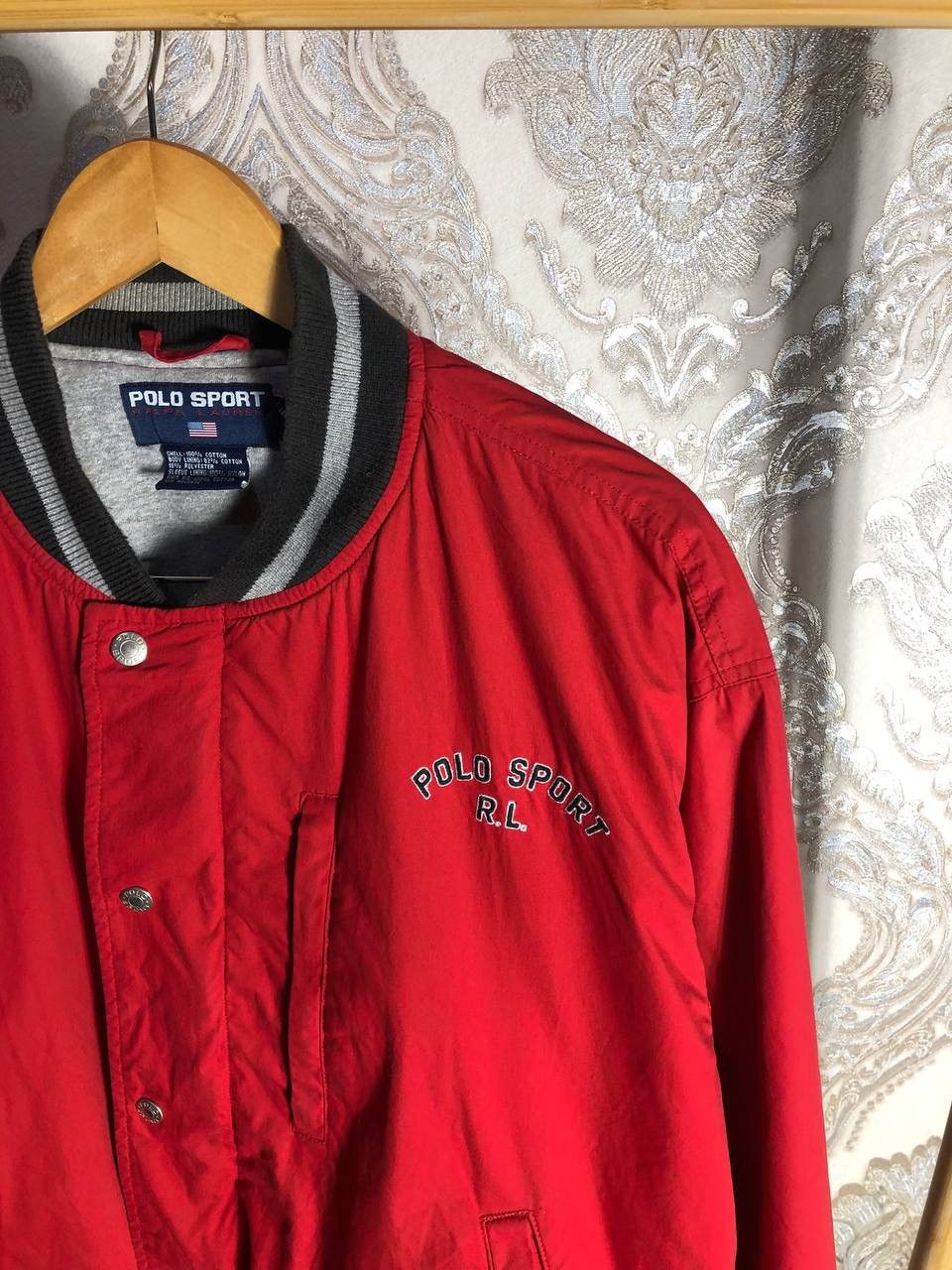 Polo Ralph Lauren × Vintage VERY RARE POLO SPORT RALPH LAUREN BOMBER JACKET DESIGNER 90s Size US L / EU 52-54 / 3 - 2 Thumbnail