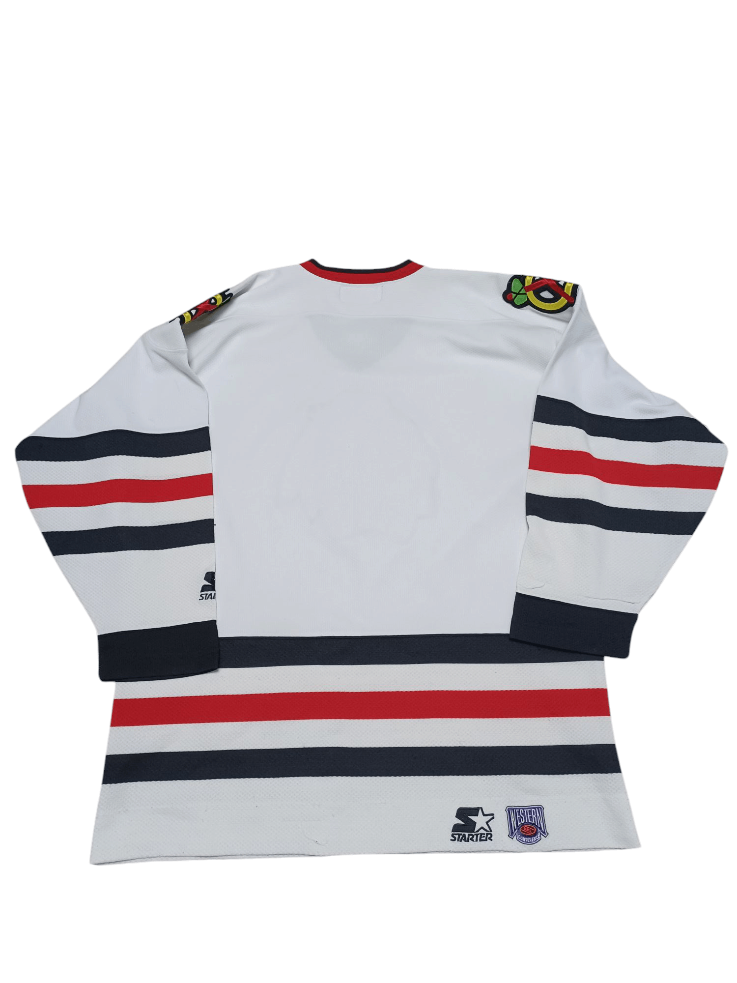Starter CHICAGO BLACKHAWKS NHL STARTER VINTAGE MADE IN KOREA JERSEY Size US L / EU 52-54 / 3 - 4 Thumbnail