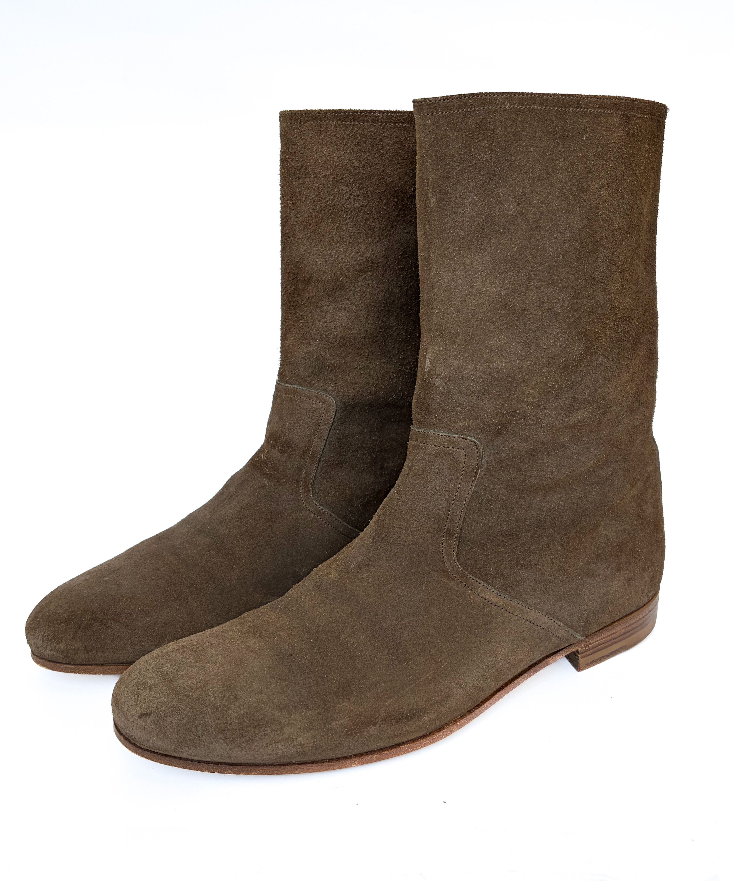Gucci GUCCI Boots Suede Ankle Shoes Logo Brown Vintage Size US 10 / EU 43 - 2 Thumbnail