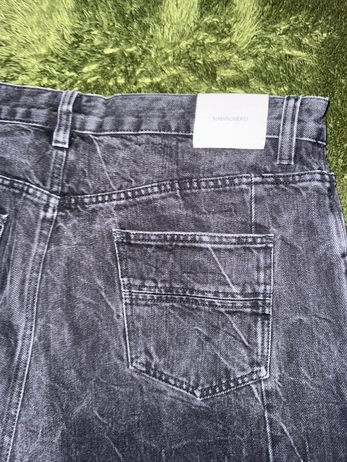 Namacheko [L] NAMECHEKO TIBIRA oversized Denim Pants Black Size US 38 / EU 54 - 11 Thumbnail