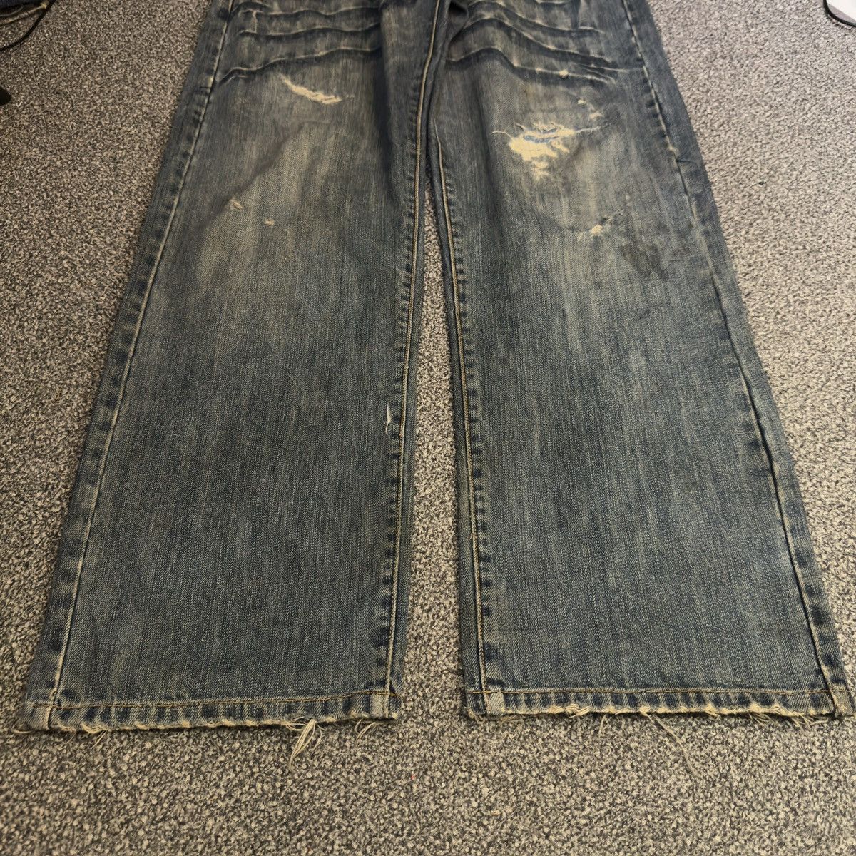 Seditionaries 🔥🇯🇵 Japanese Distressed Fiberops Thrashed Denim Size US 34 / EU 50 - 8 Thumbnail