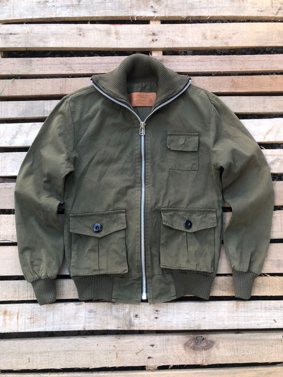 Japanese Brand Saint Martins by Ccene Flight-Style Bomber Jacket Size US S / EU 44-46 / 1 - 1 Thumbnail