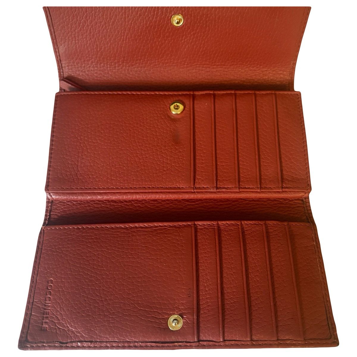 Other COCCINELLE Womens Pebbled Soft Leather Trifold Wallet Size ONE SIZE - 7 Thumbnail