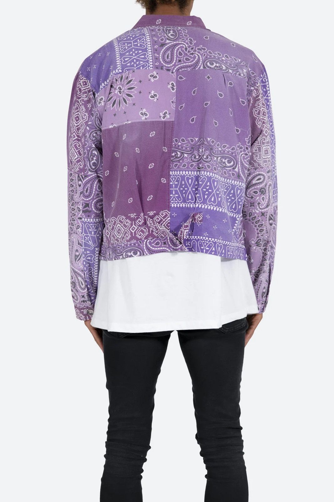 MNML Bandana Trucker Shirt - Purple / M Size US M / EU 48-50 / 2 - 4 Thumbnail