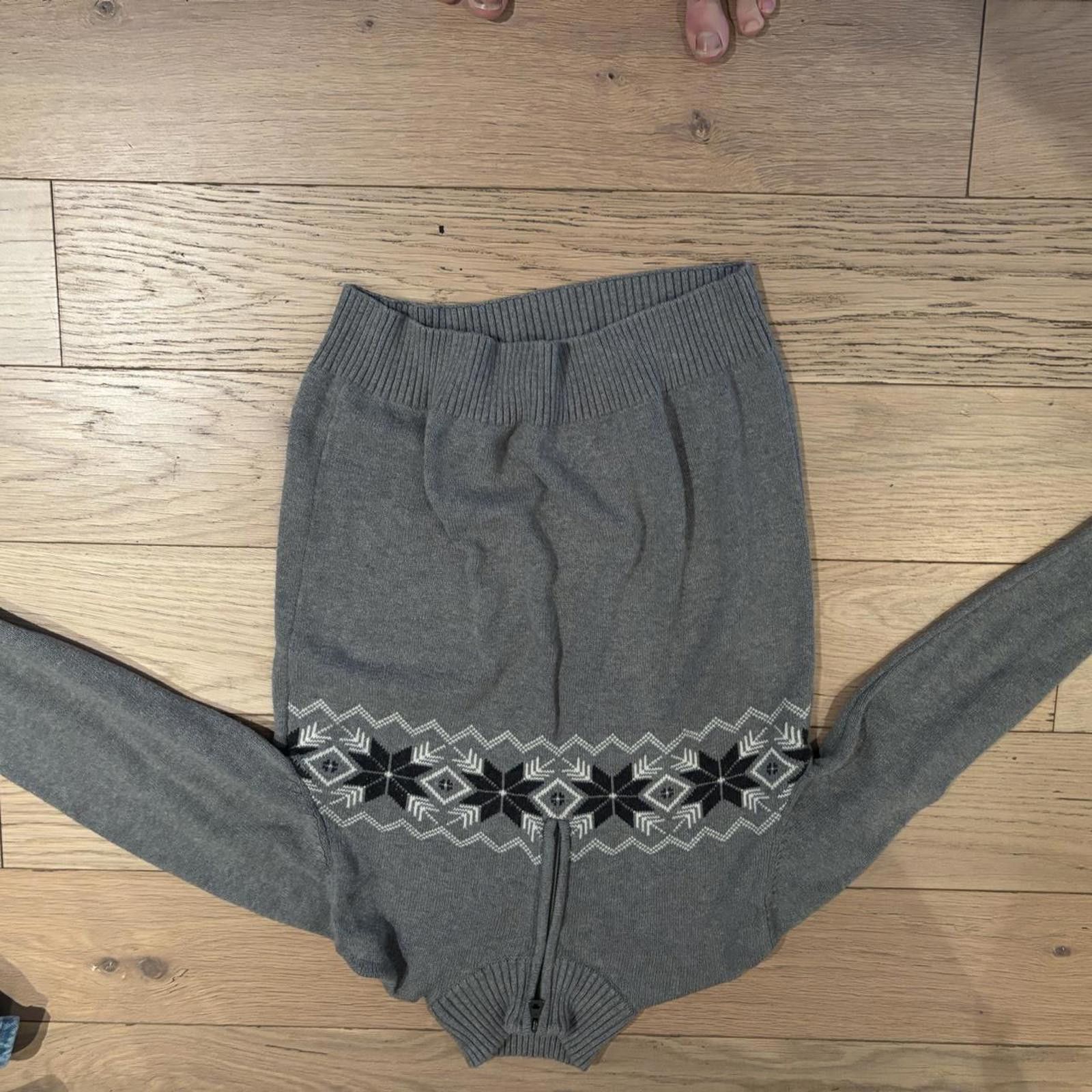 Weatherproof Grey and black wool jumper #winterwarmth Size US S / EU 44-46 / 1 - 3 Thumbnail