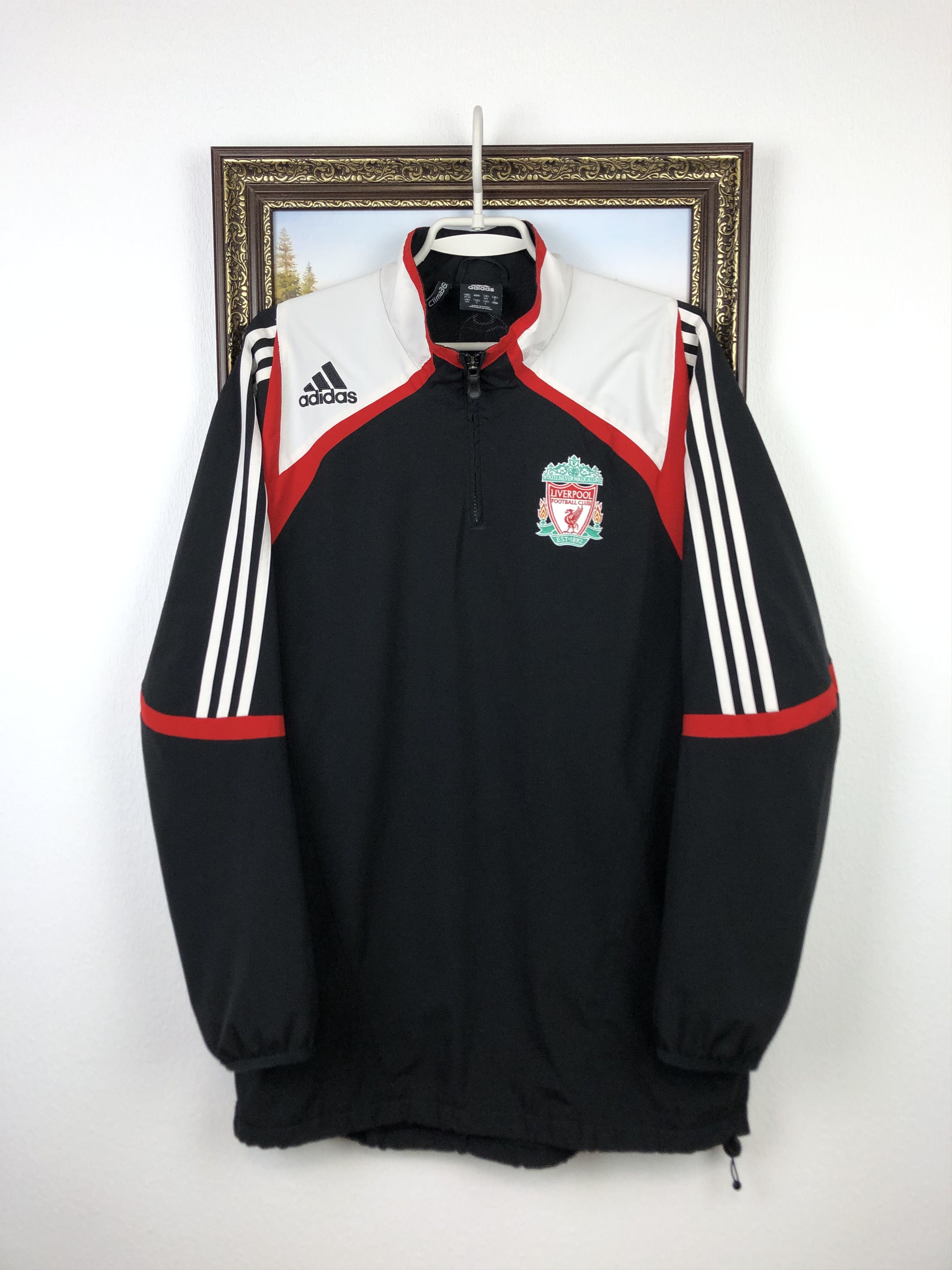 Adidas Vintage Adidas Liverpool Football Jacket Soccer Track Top Size US M / EU 48-50 / 2 - 1 Thumbnail