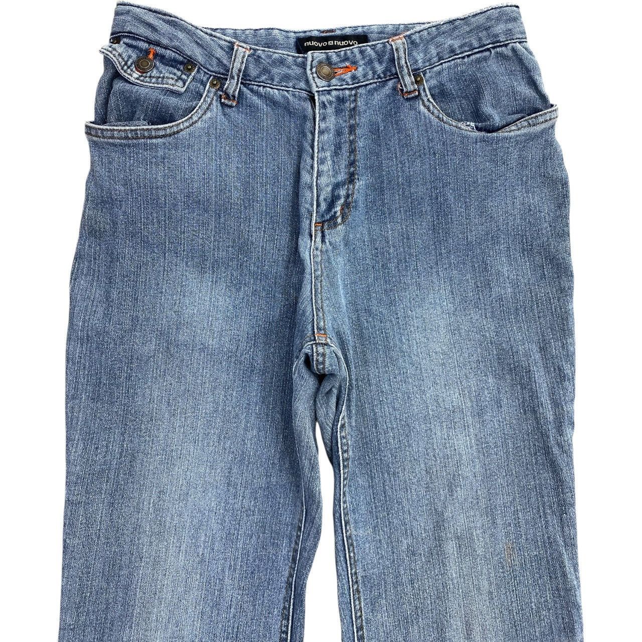 Japanese Brand Japanese Brand Faded Wash Style Flare Jeans Size US 27 - 2 Thumbnail