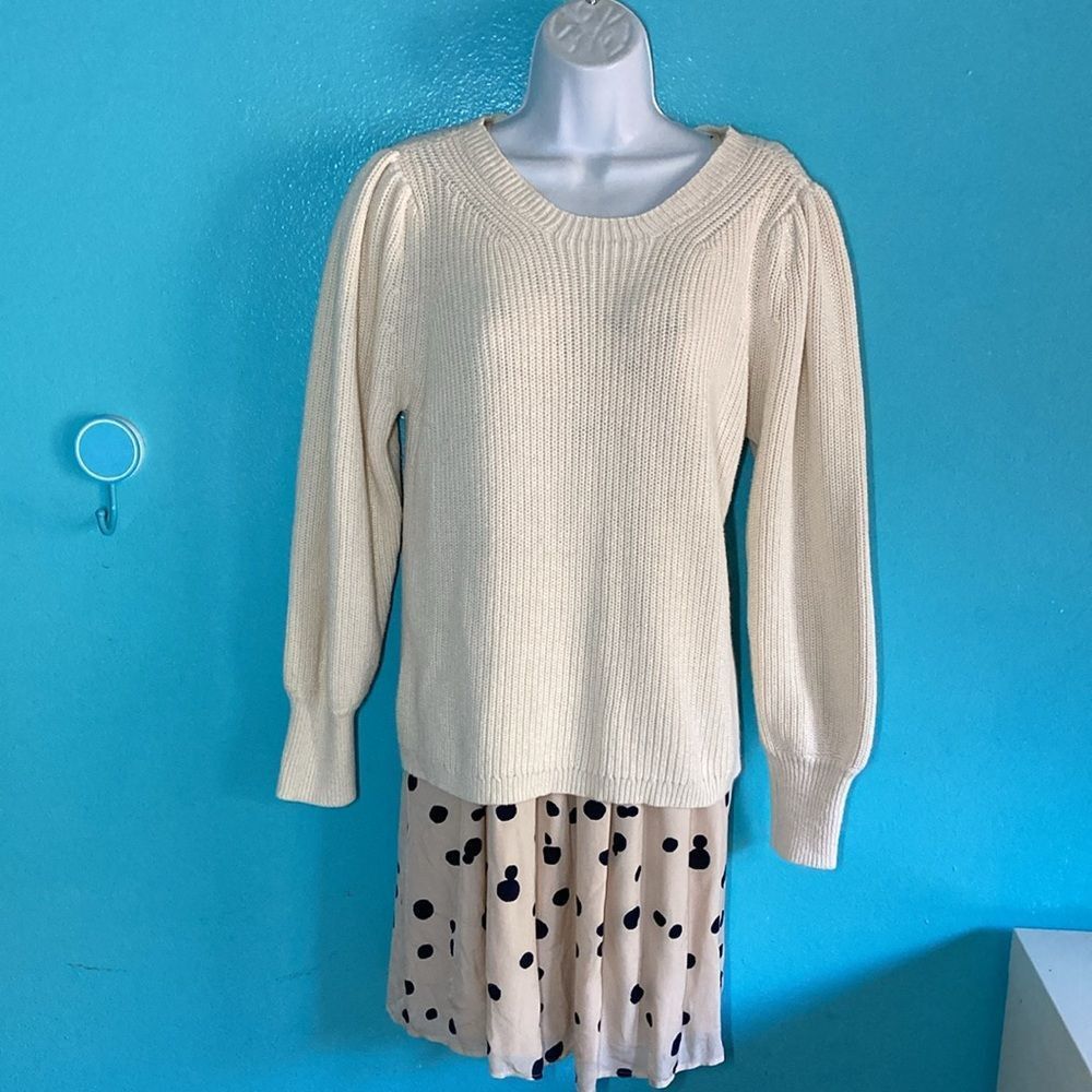 Apiece Apart Apiece Apart Ecru Knit Pullover Sweater Size M Size M / US 6-8 / IT 42-44 - 10 Thumbnail