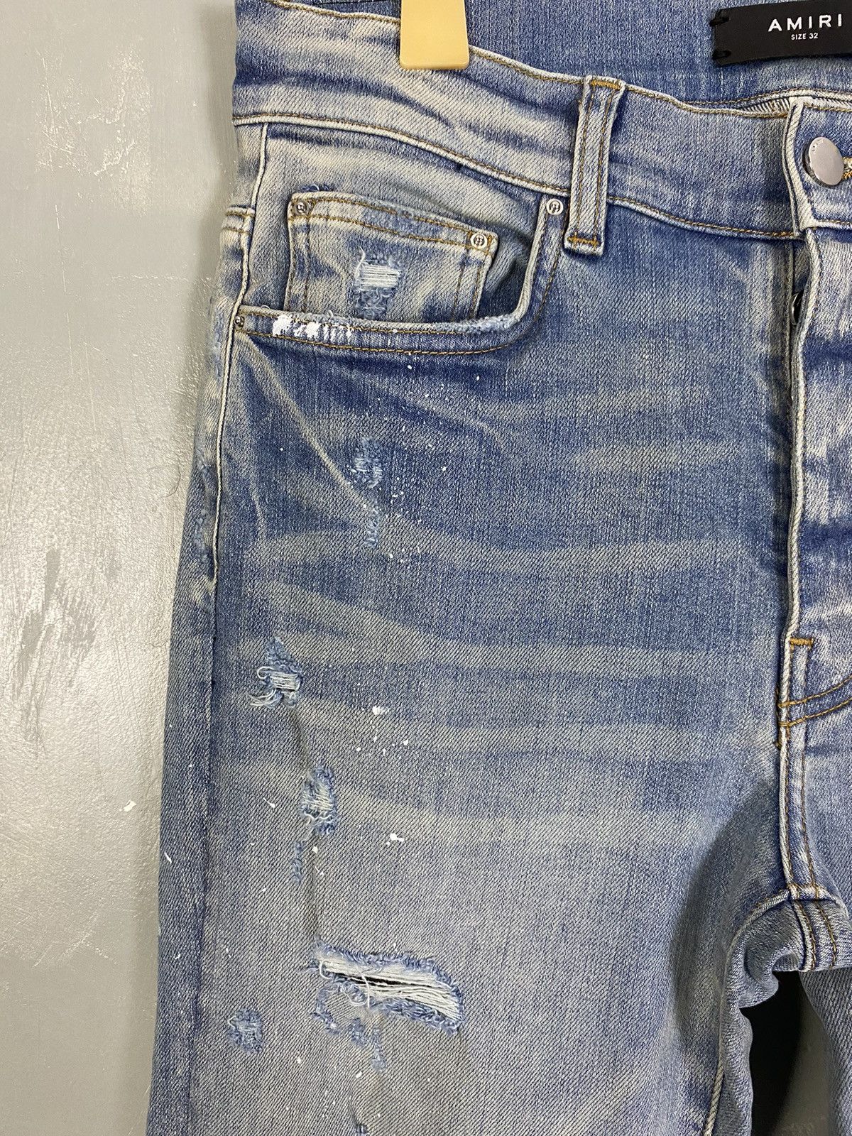 Amiri Amiri MX1 Clay Indigo Jeans Size US 32 / EU 48 - 5 Thumbnail